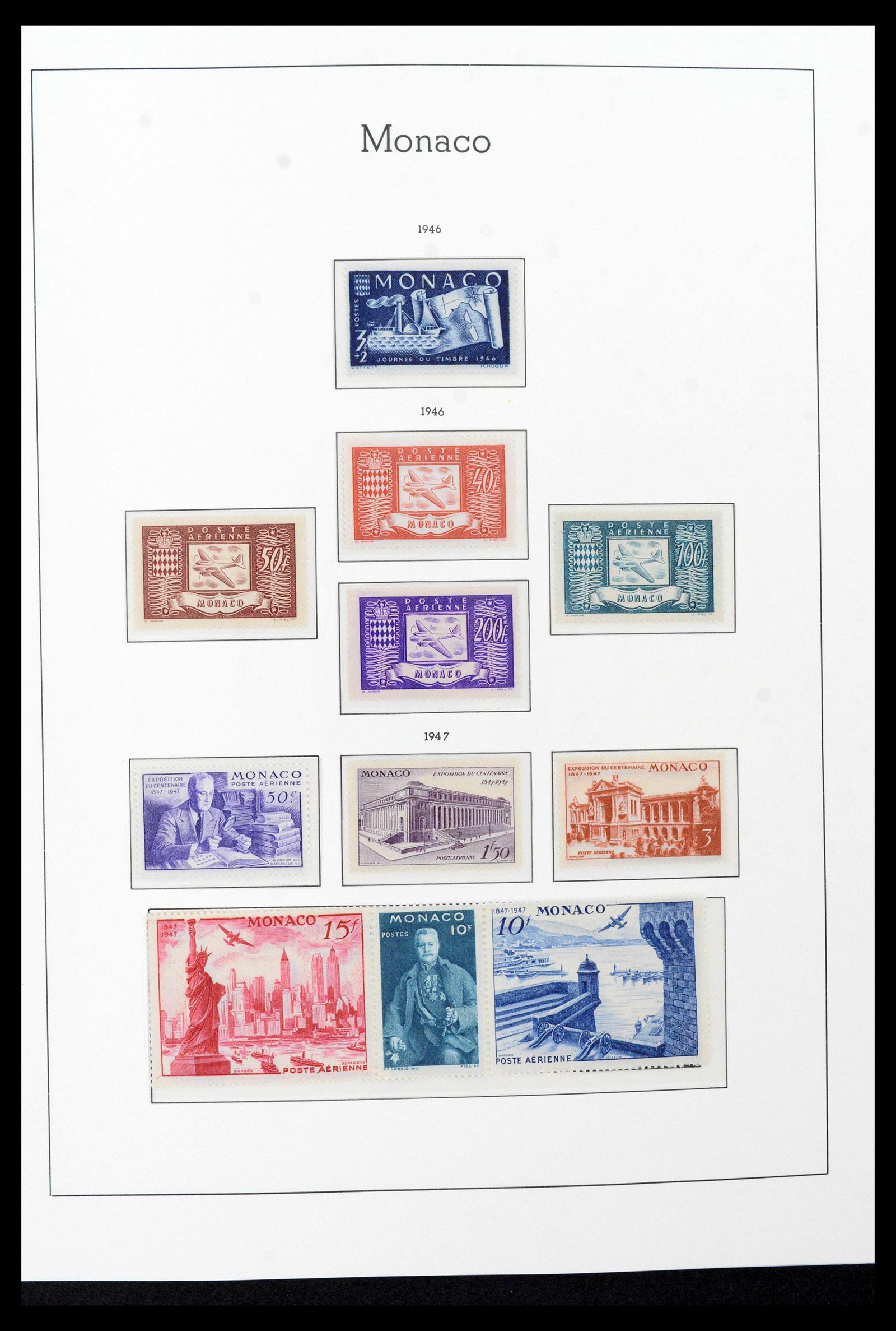 39390 0030 - Stamp collection 39390 Monaco complete 1885-1990.