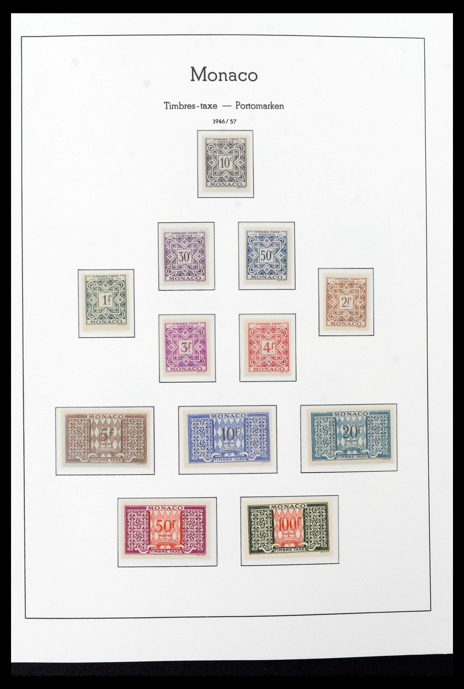 39390 0032 - Stamp collection 39390 Monaco complete 1885-1990.