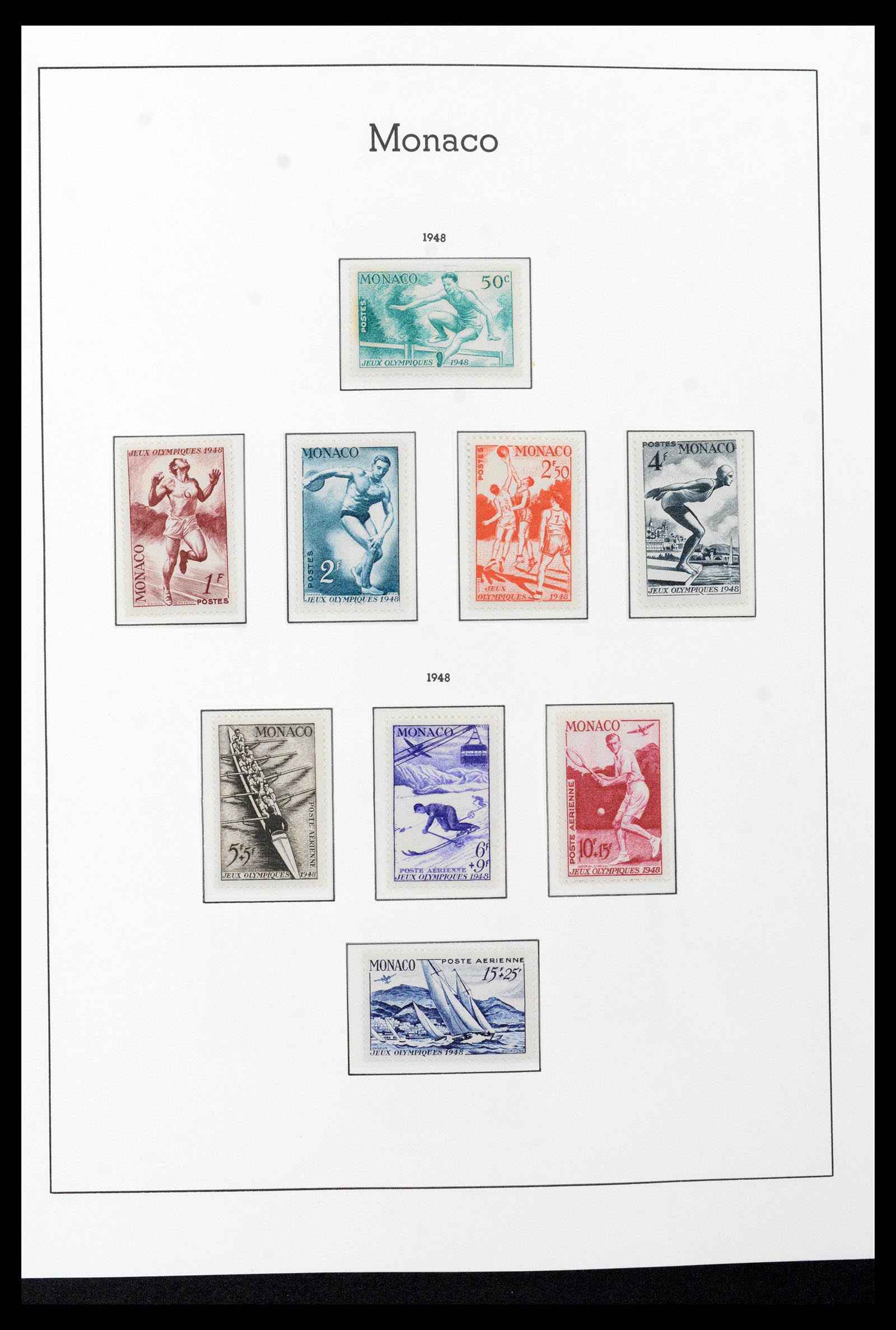 39390 0033 - Stamp collection 39390 Monaco complete 1885-1990.