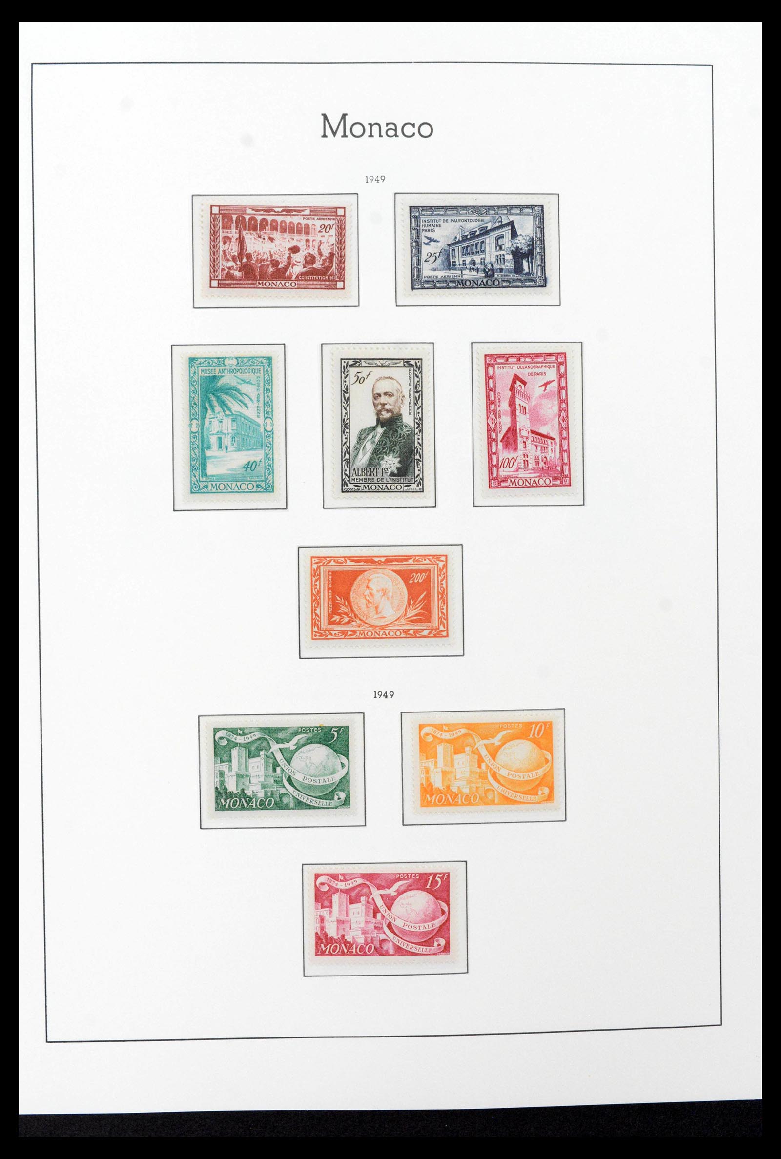 39390 0036 - Stamp collection 39390 Monaco complete 1885-1990.