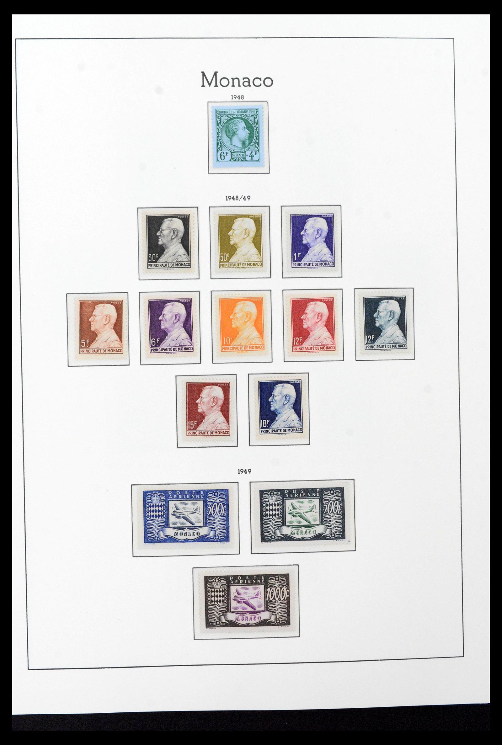 39390 0037 - Stamp collection 39390 Monaco complete 1885-1990.