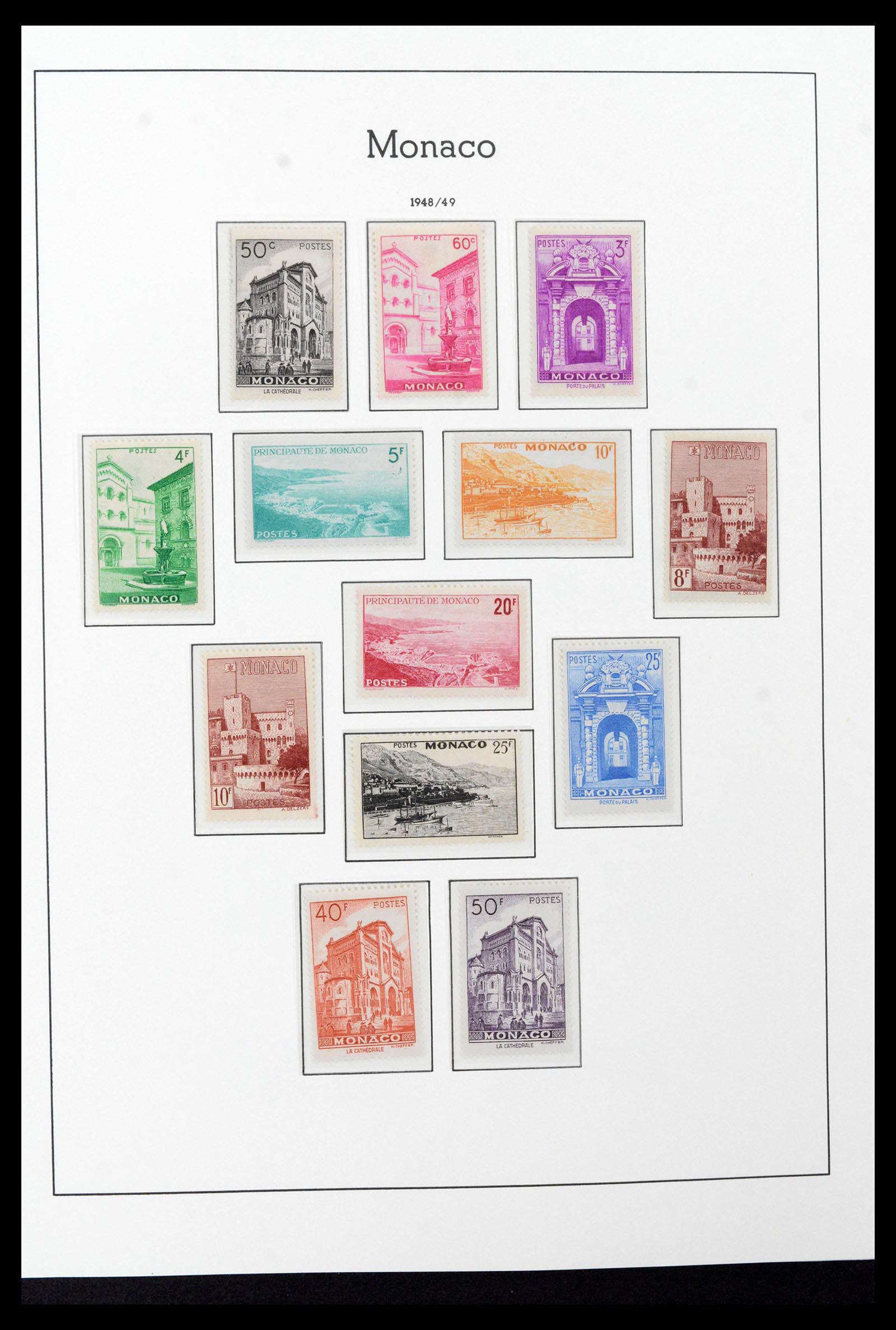39390 0038 - Stamp collection 39390 Monaco complete 1885-1990.