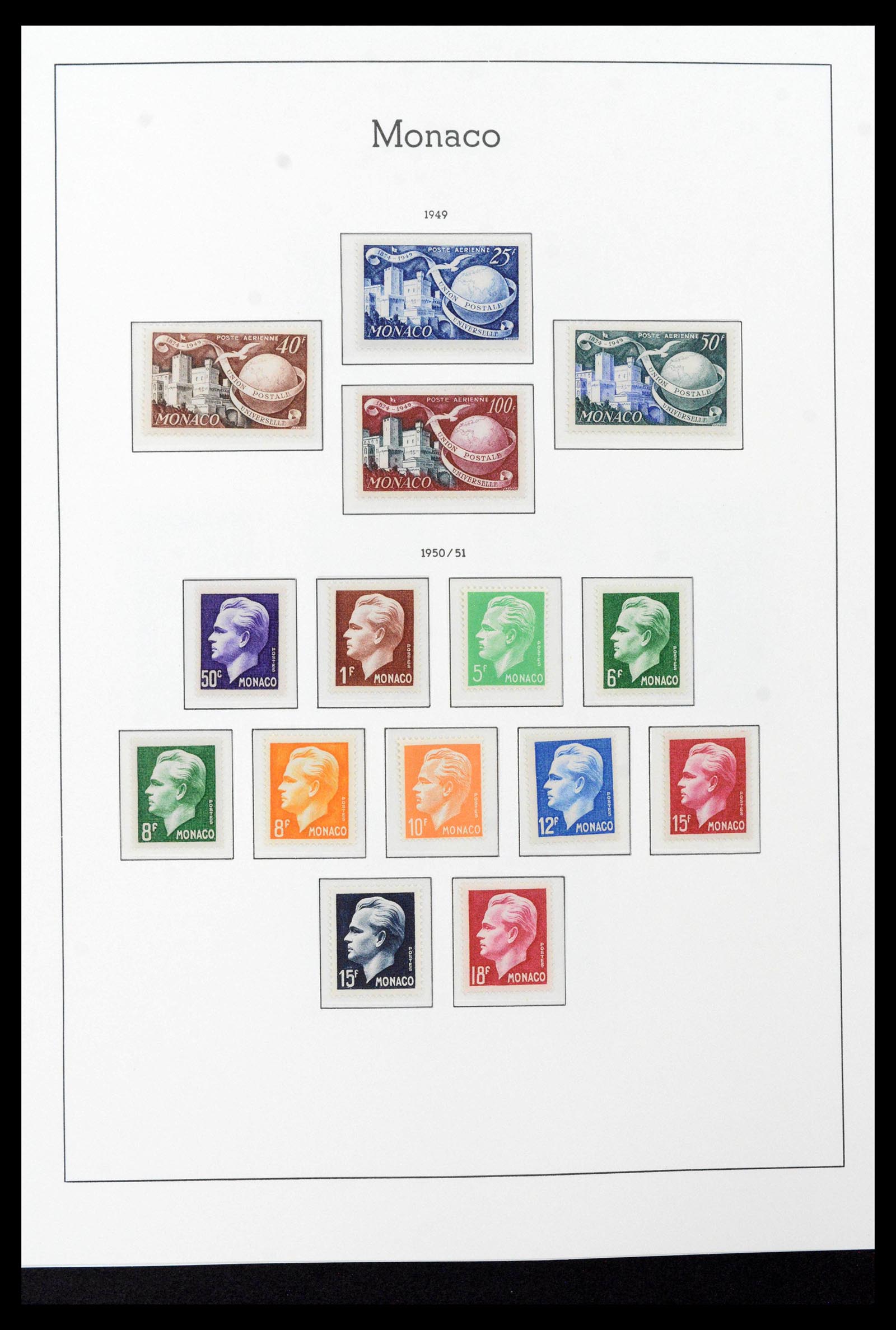 39390 0041 - Stamp collection 39390 Monaco complete 1885-1990.