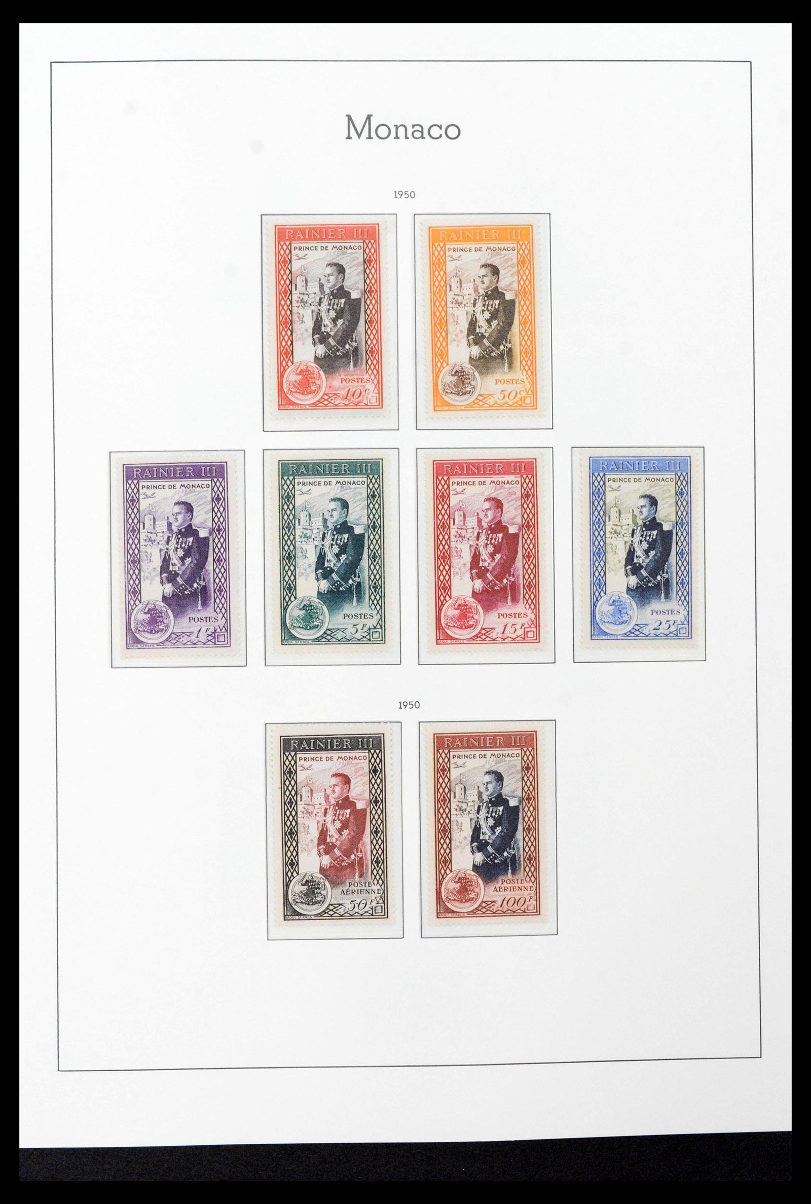 39390 0042 - Stamp collection 39390 Monaco complete 1885-1990.