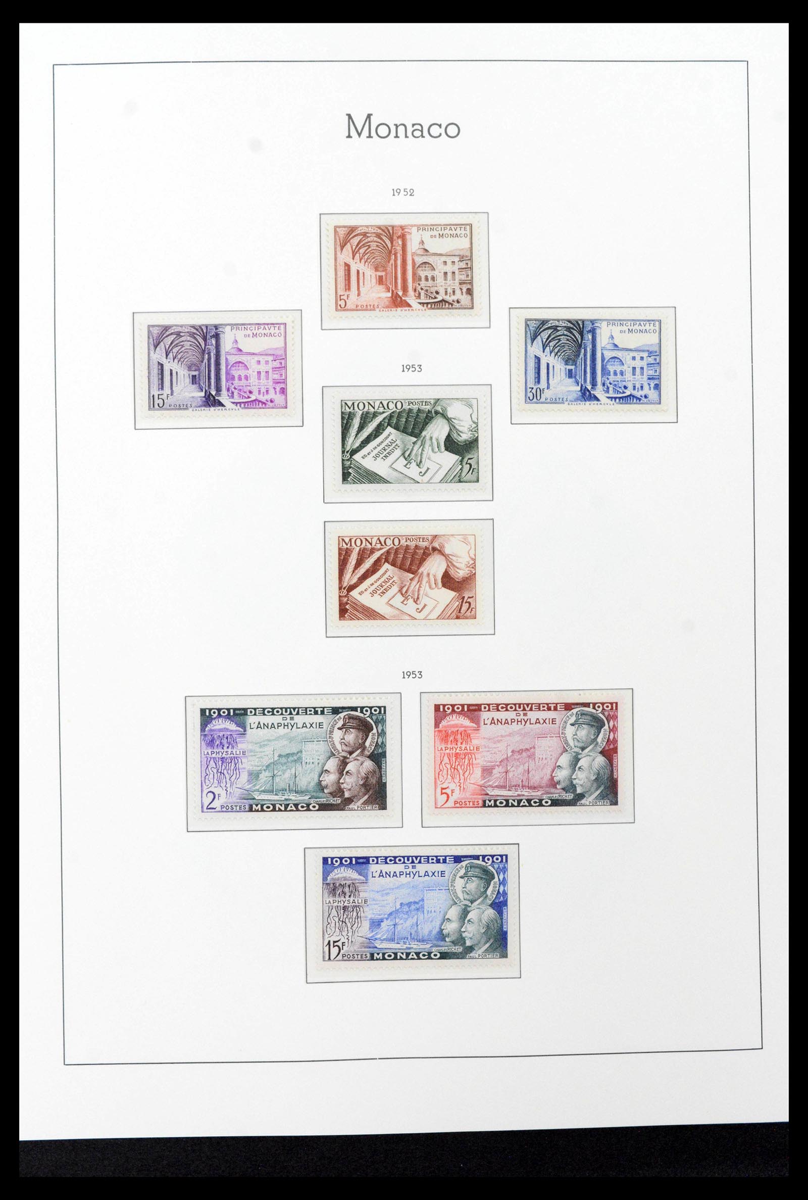 39390 0047 - Stamp collection 39390 Monaco complete 1885-1990.