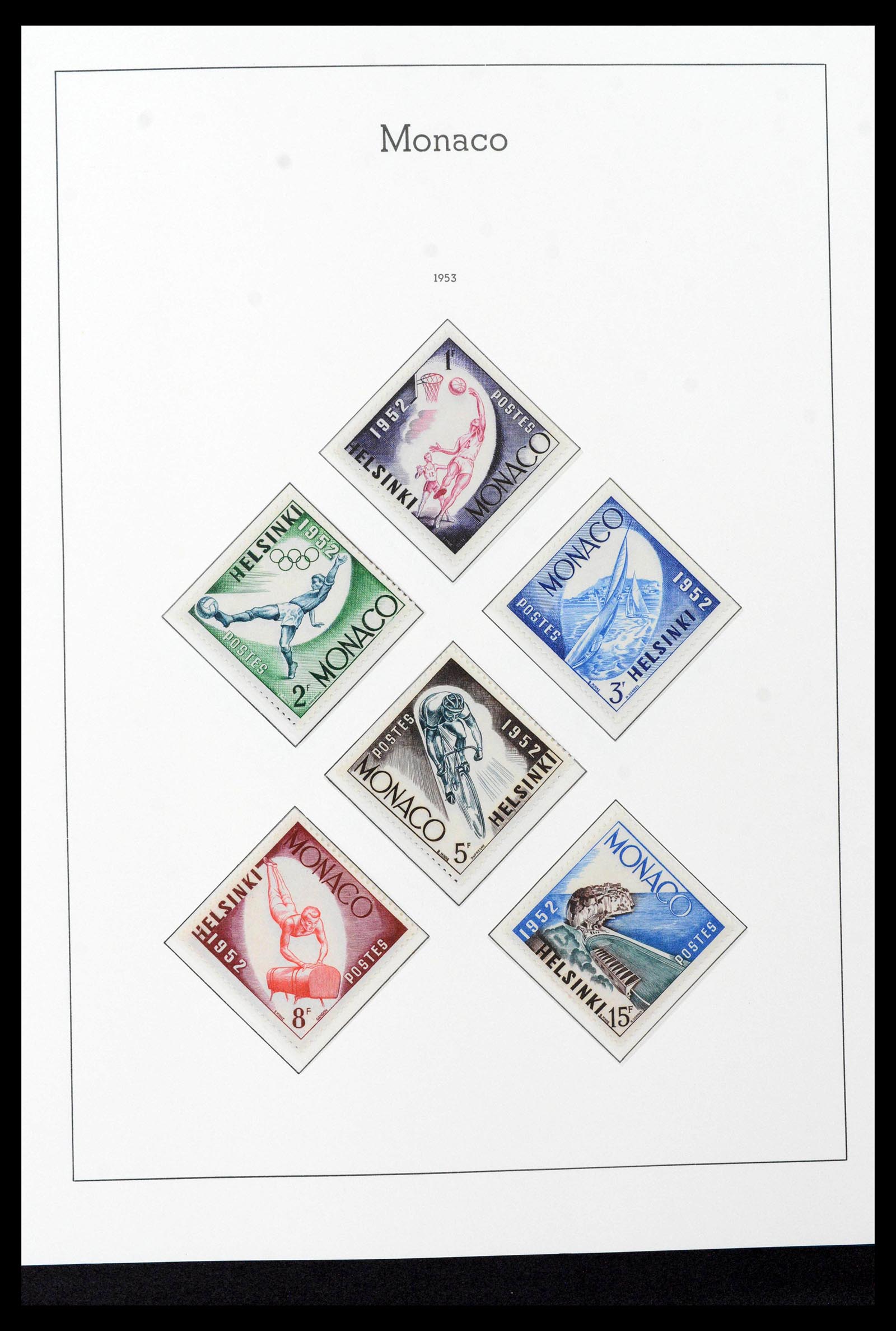 39390 0048 - Stamp collection 39390 Monaco complete 1885-1990.