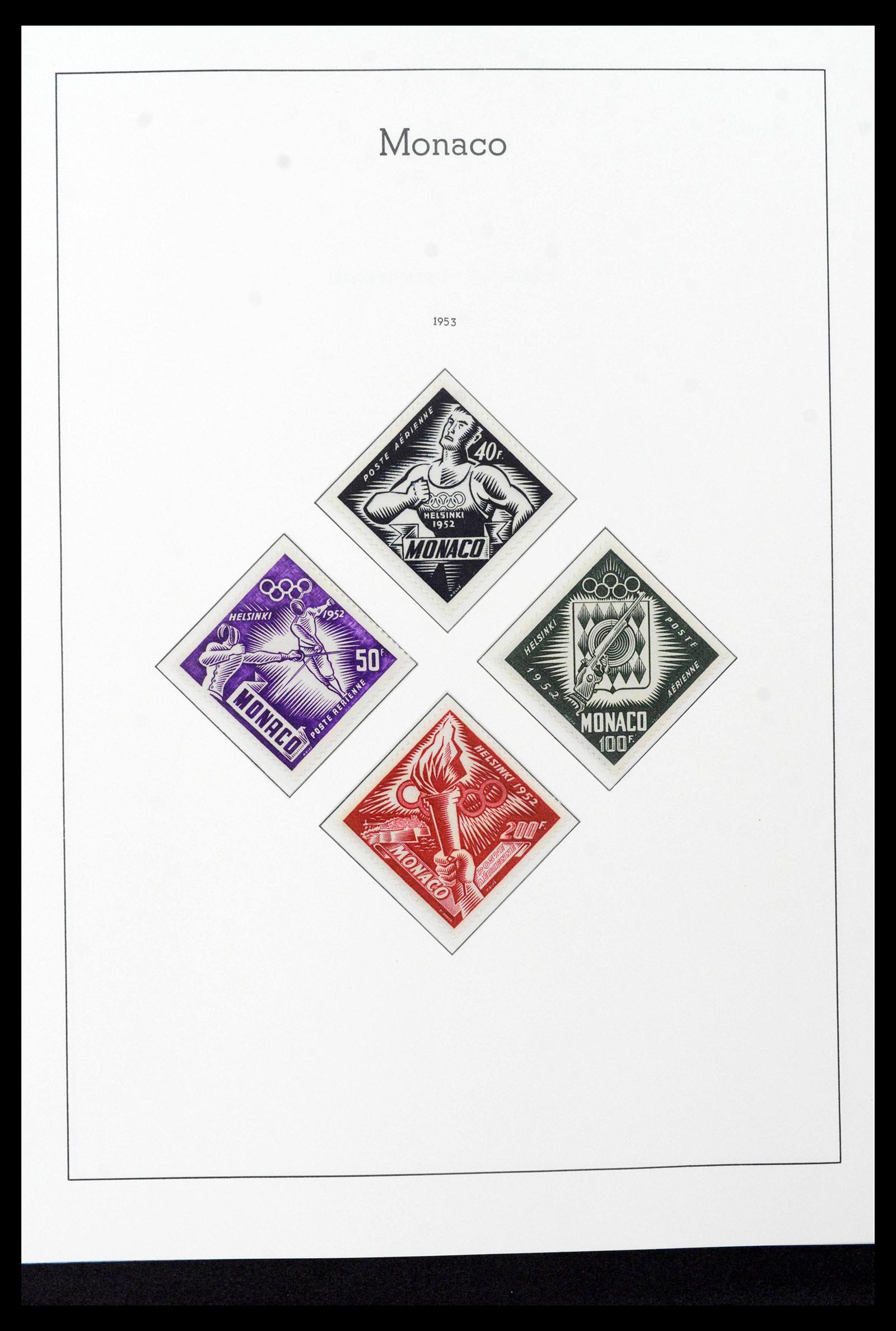 39390 0049 - Stamp collection 39390 Monaco complete 1885-1990.