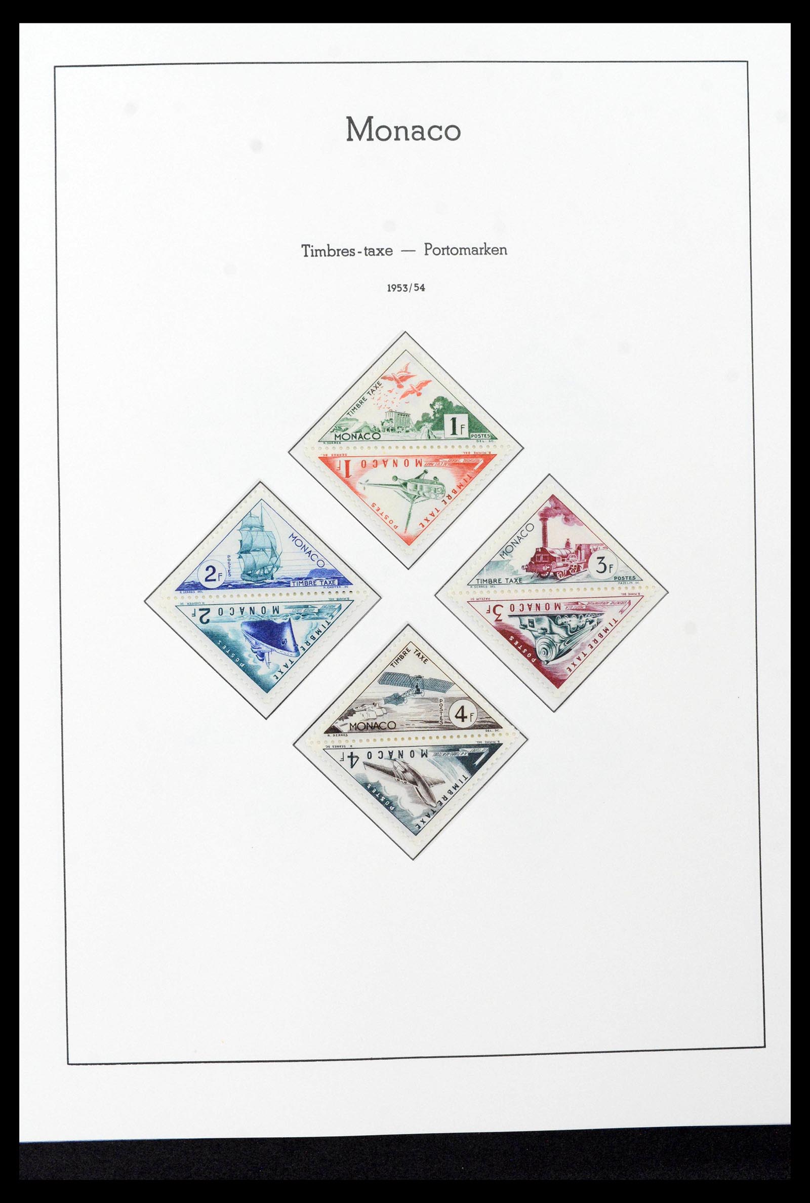 39390 0050 - Stamp collection 39390 Monaco complete 1885-1990.