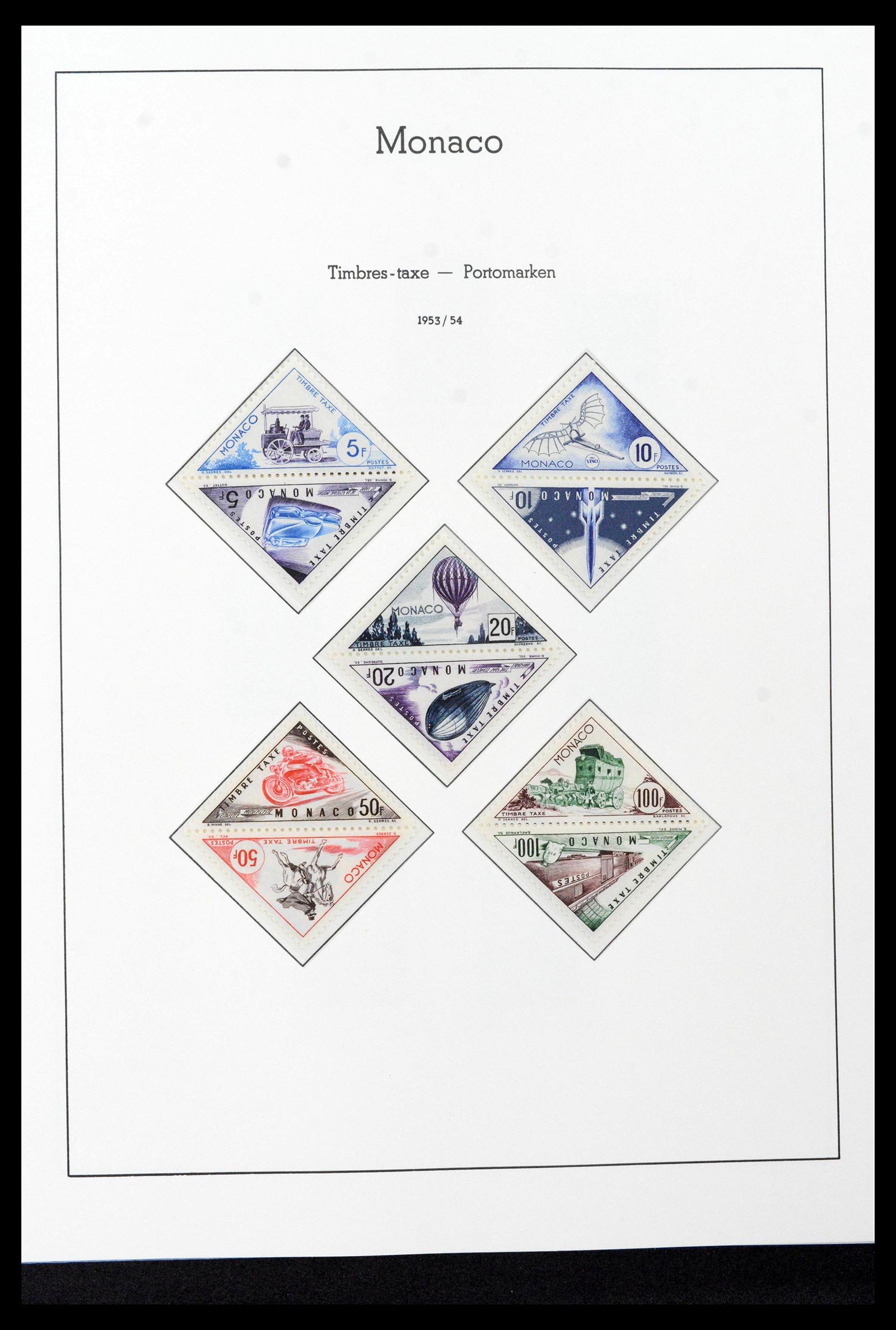 39390 0051 - Stamp collection 39390 Monaco complete 1885-1990.