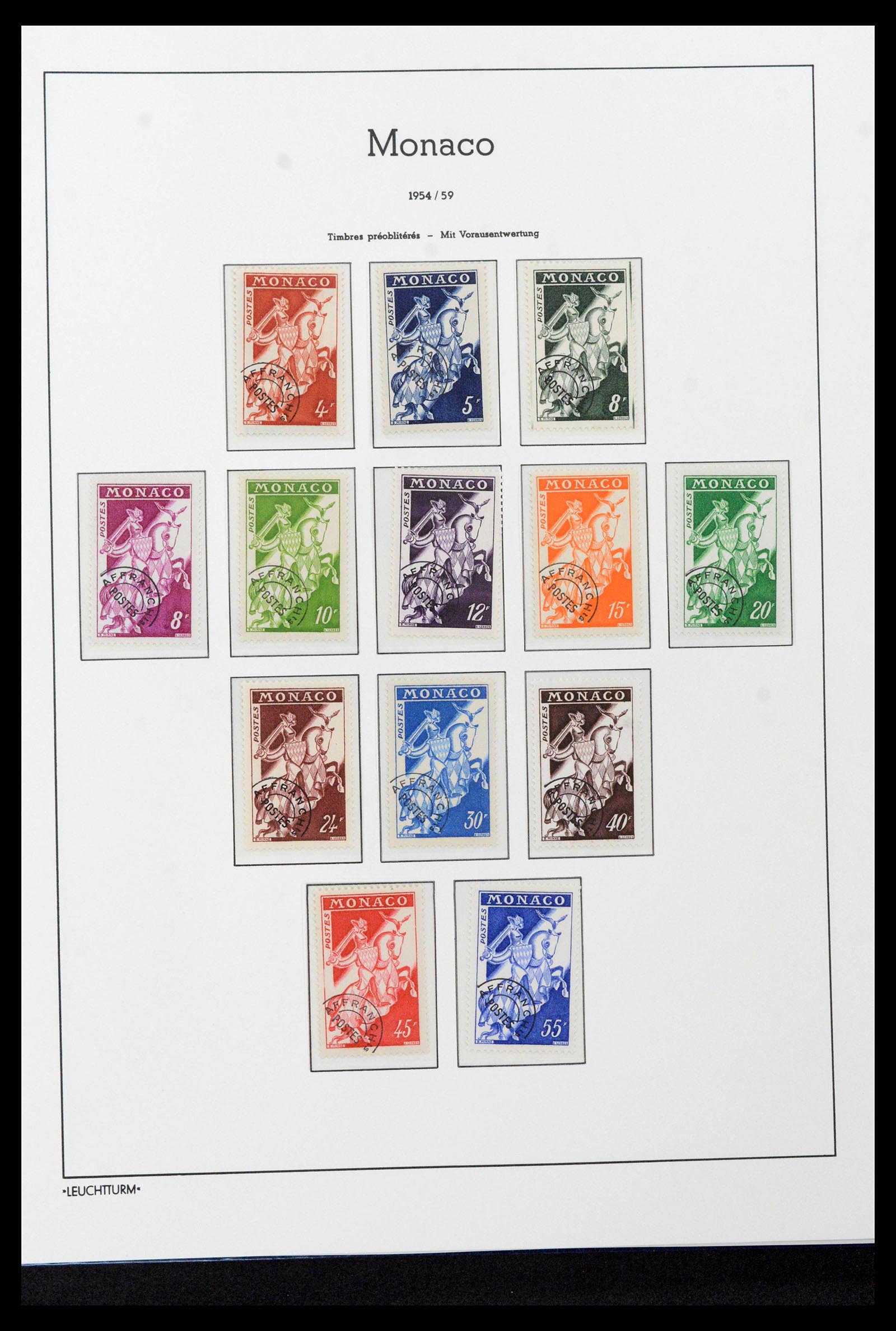 39390 0055 - Stamp collection 39390 Monaco complete 1885-1990.