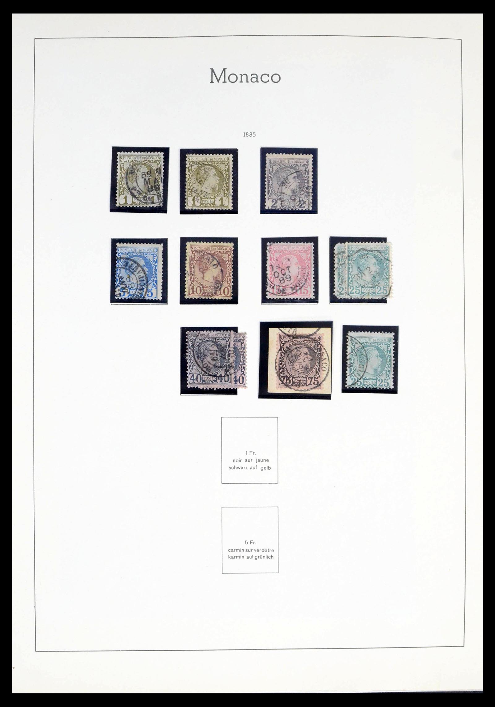 39392 0001 - Postzegelverzameling 39392 Monaco 1885-1999.
