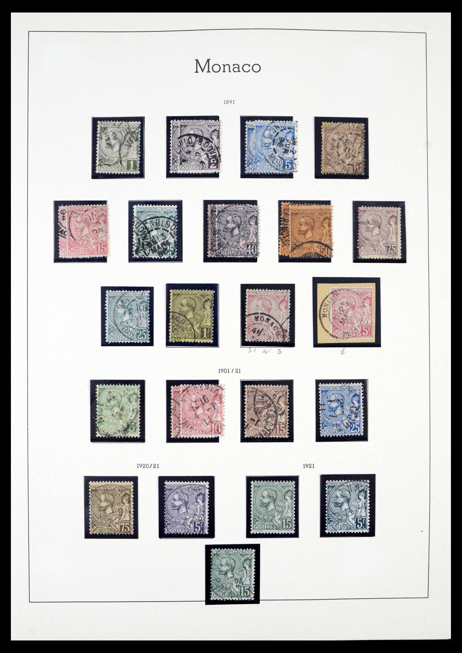 39392 0002 - Postzegelverzameling 39392 Monaco 1885-1999.