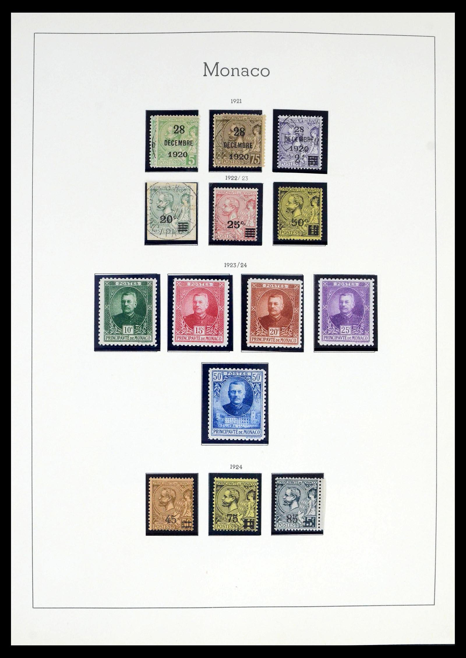 39392 0005 - Postzegelverzameling 39392 Monaco 1885-1999.