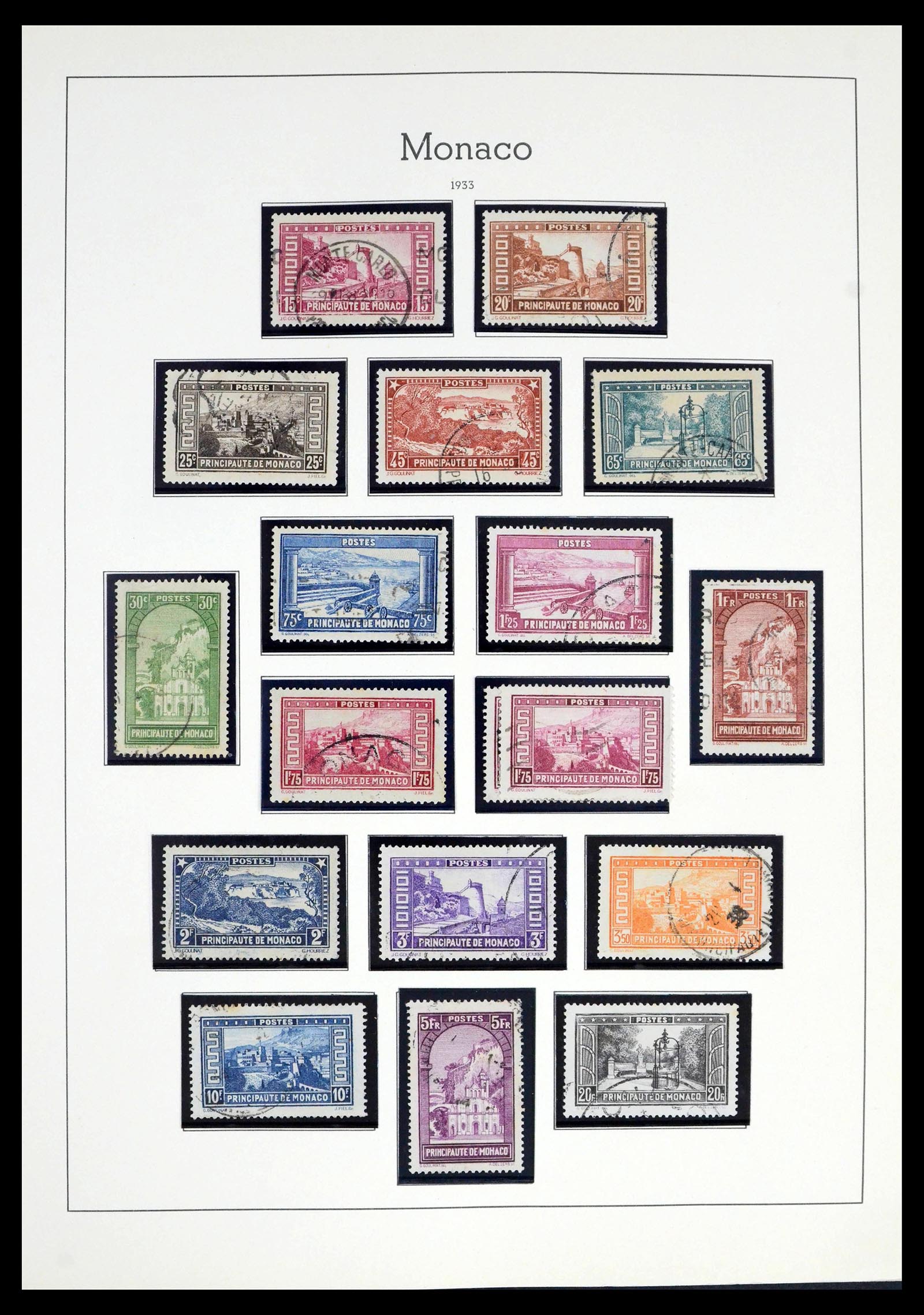 39392 0009 - Postzegelverzameling 39392 Monaco 1885-1999.