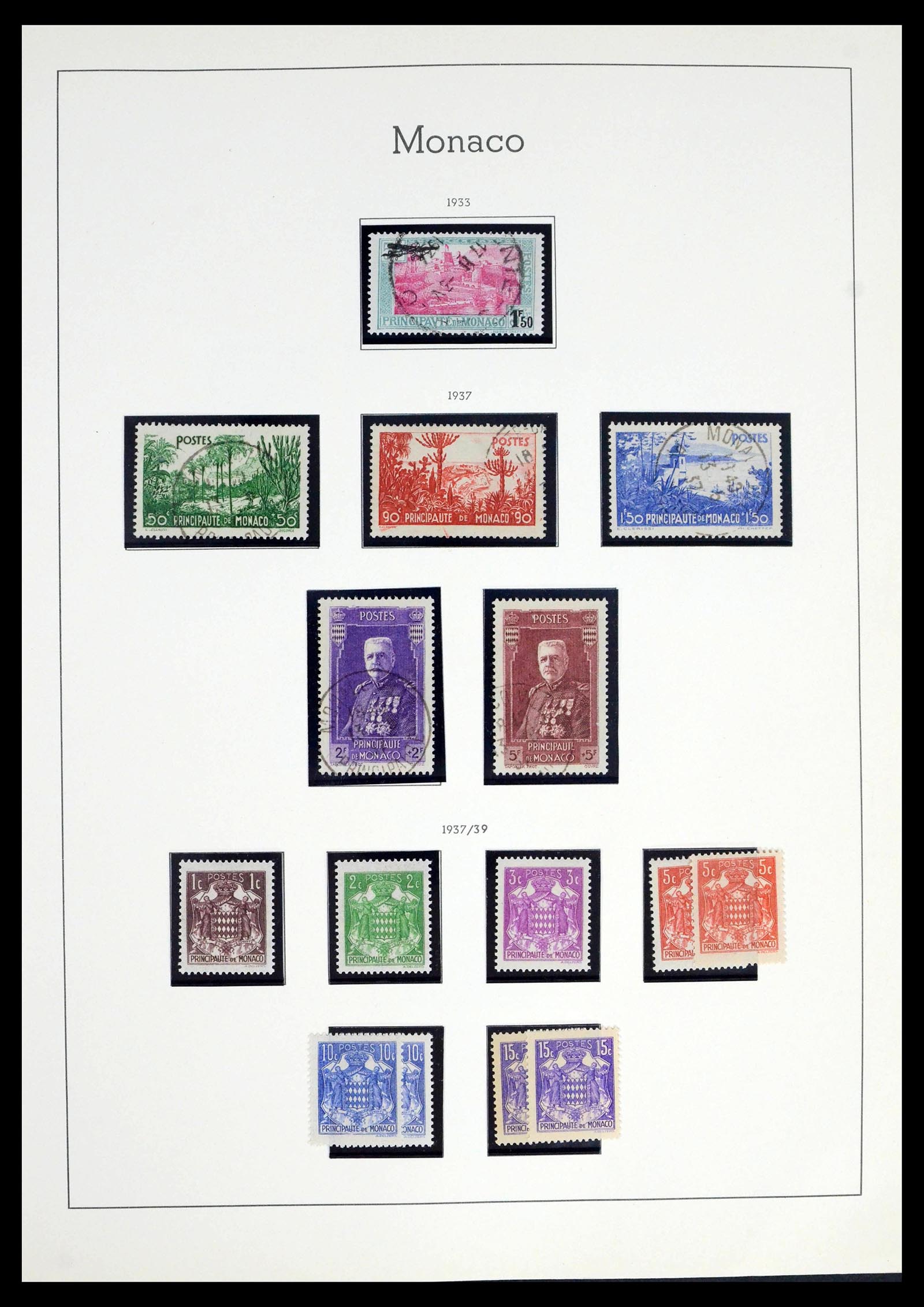 39392 0010 - Postzegelverzameling 39392 Monaco 1885-1999.