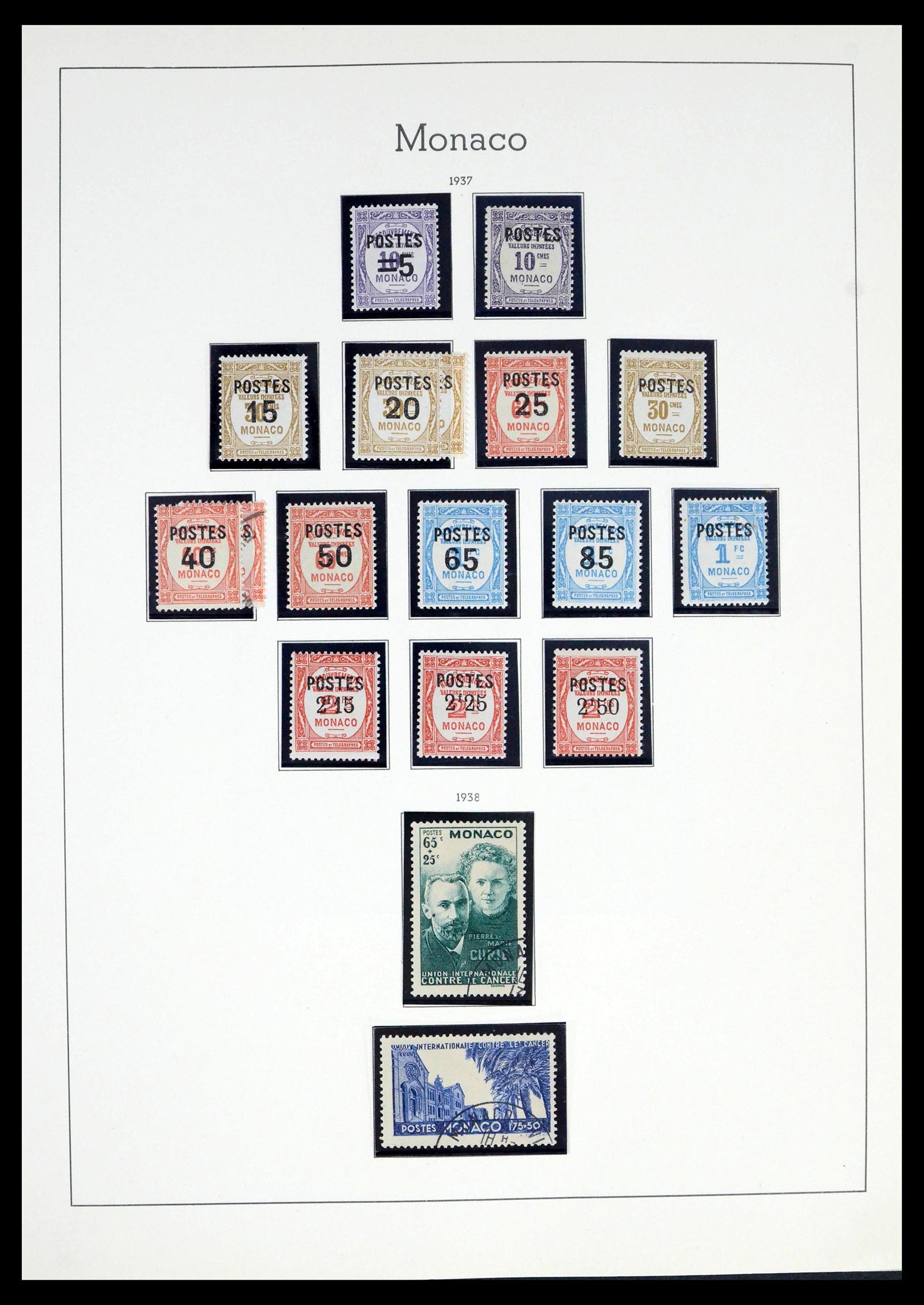 39392 0011 - Postzegelverzameling 39392 Monaco 1885-1999.