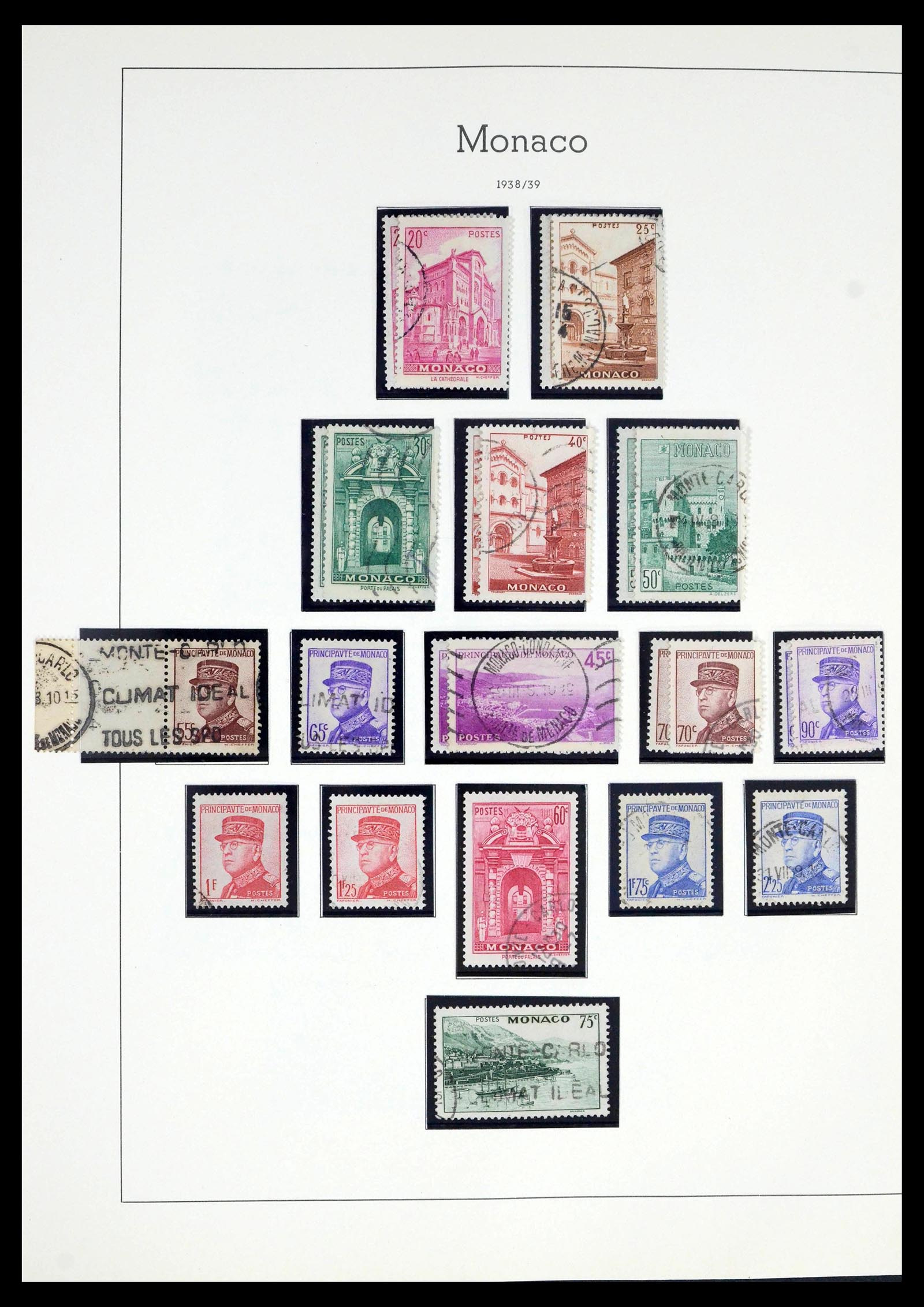 39392 0013 - Postzegelverzameling 39392 Monaco 1885-1999.