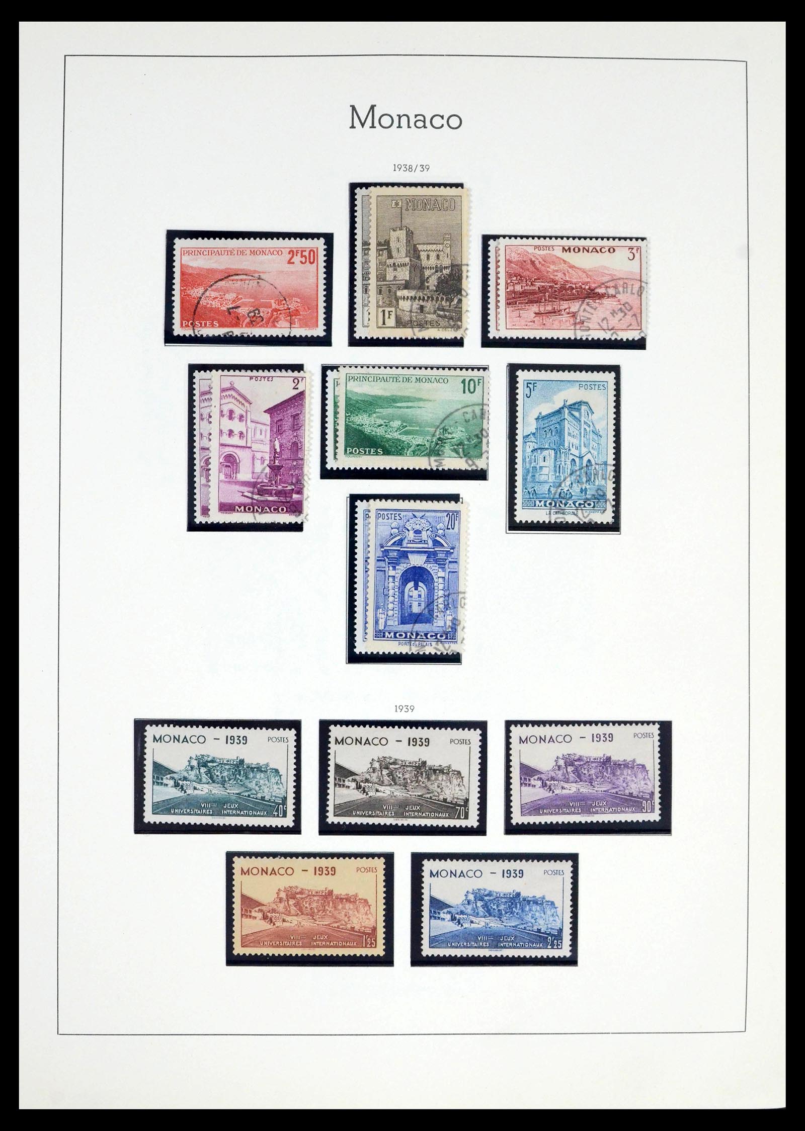 39392 0014 - Postzegelverzameling 39392 Monaco 1885-1999.