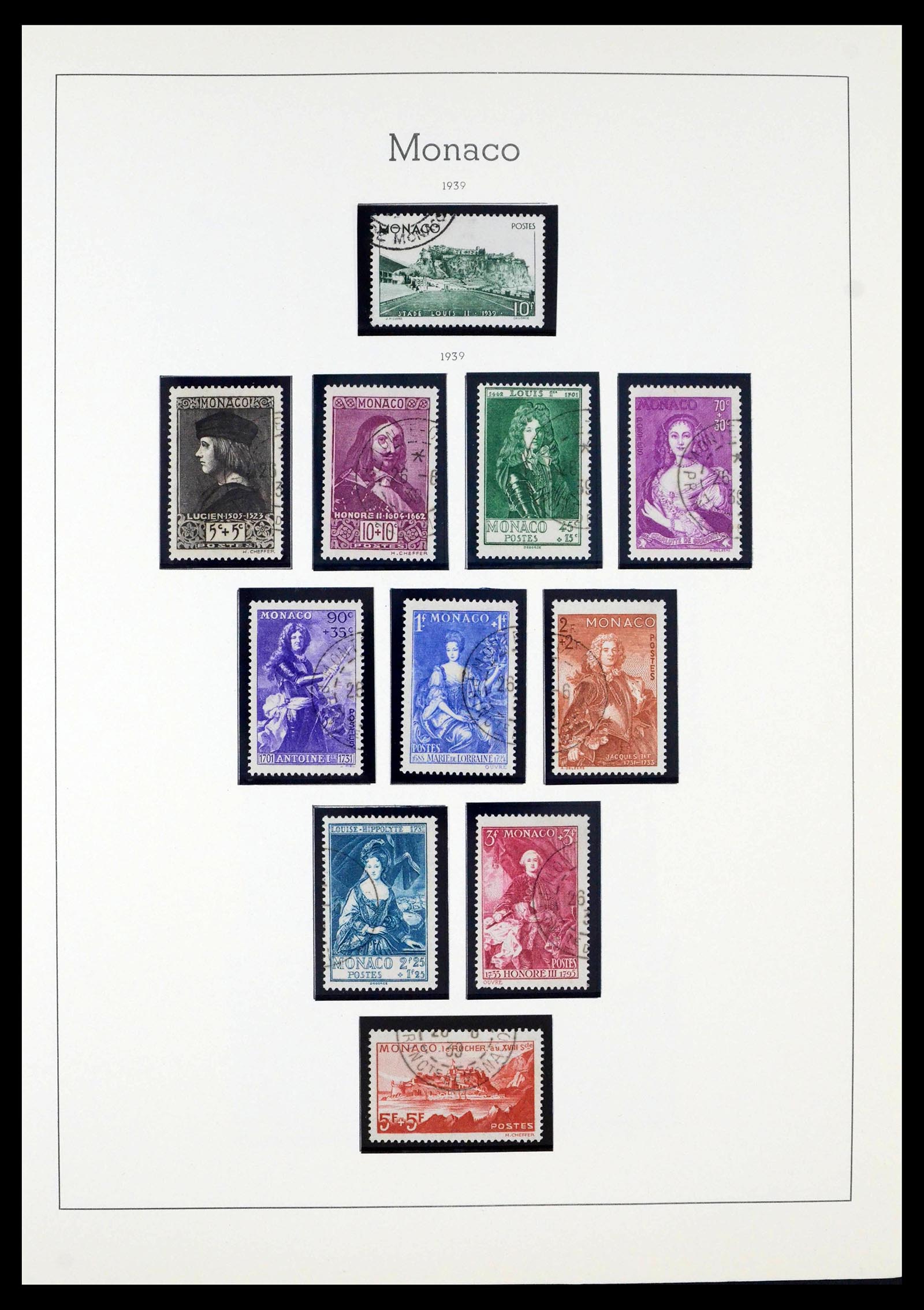 39392 0015 - Postzegelverzameling 39392 Monaco 1885-1999.