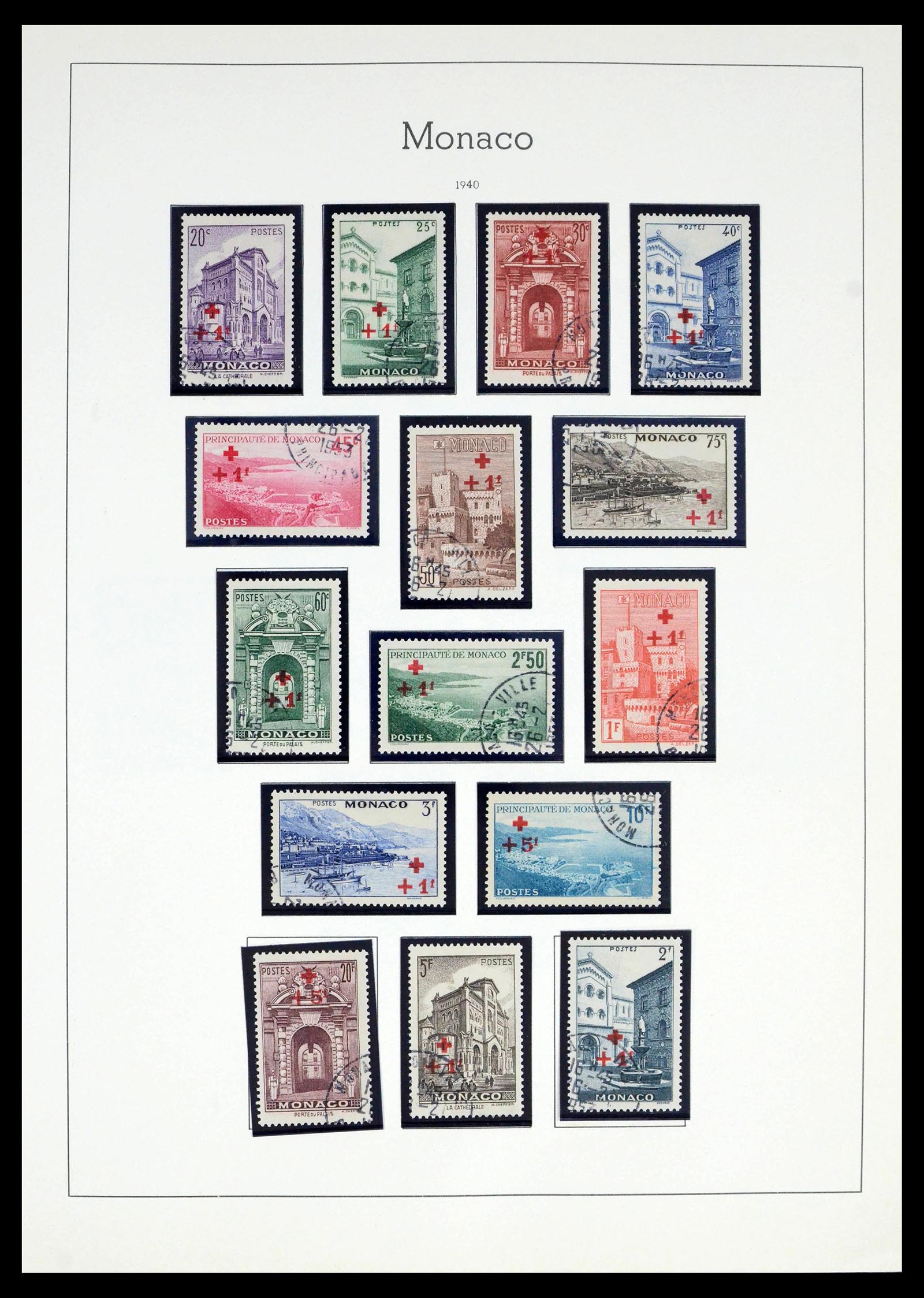 39392 0016 - Postzegelverzameling 39392 Monaco 1885-1999.