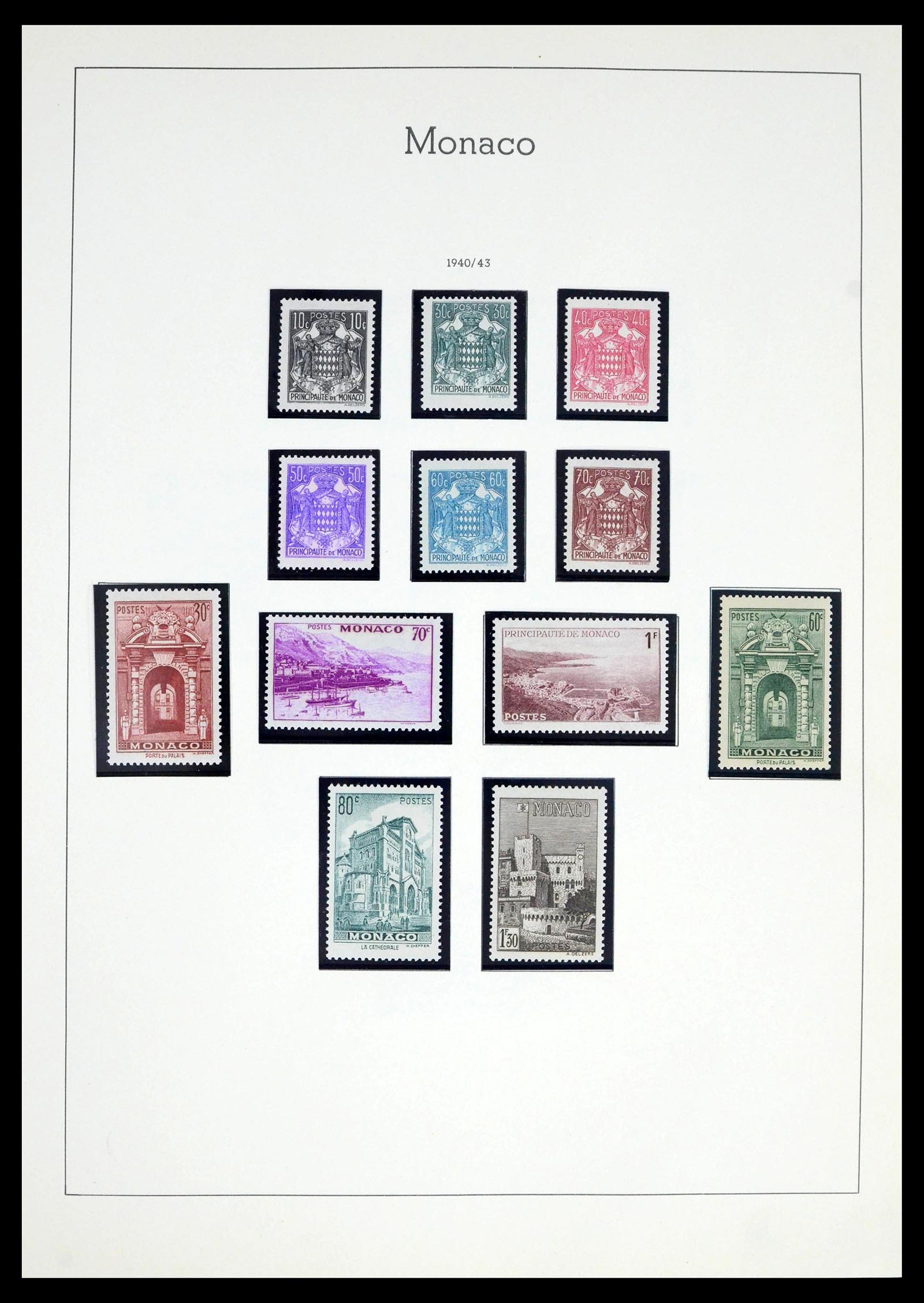39392 0017 - Postzegelverzameling 39392 Monaco 1885-1999.