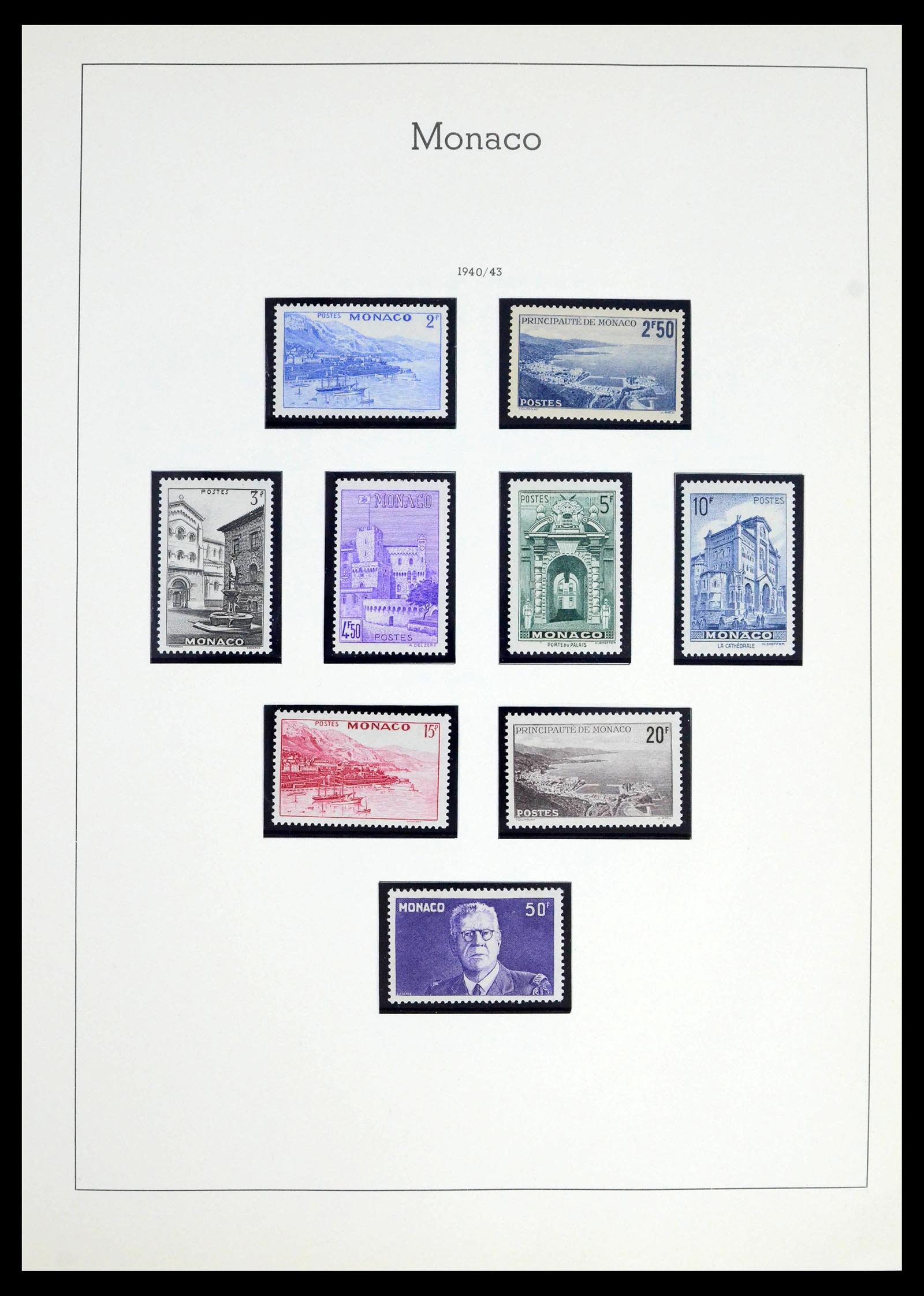 39392 0018 - Postzegelverzameling 39392 Monaco 1885-1999.