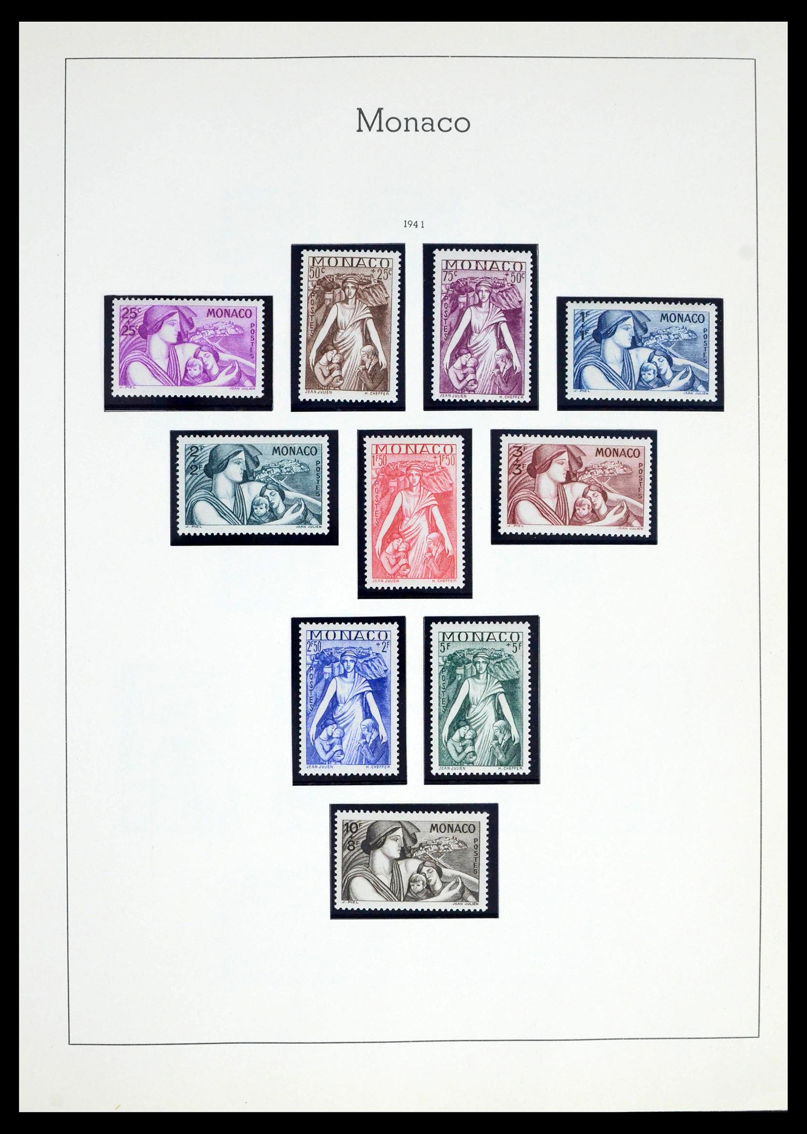 39392 0019 - Postzegelverzameling 39392 Monaco 1885-1999.