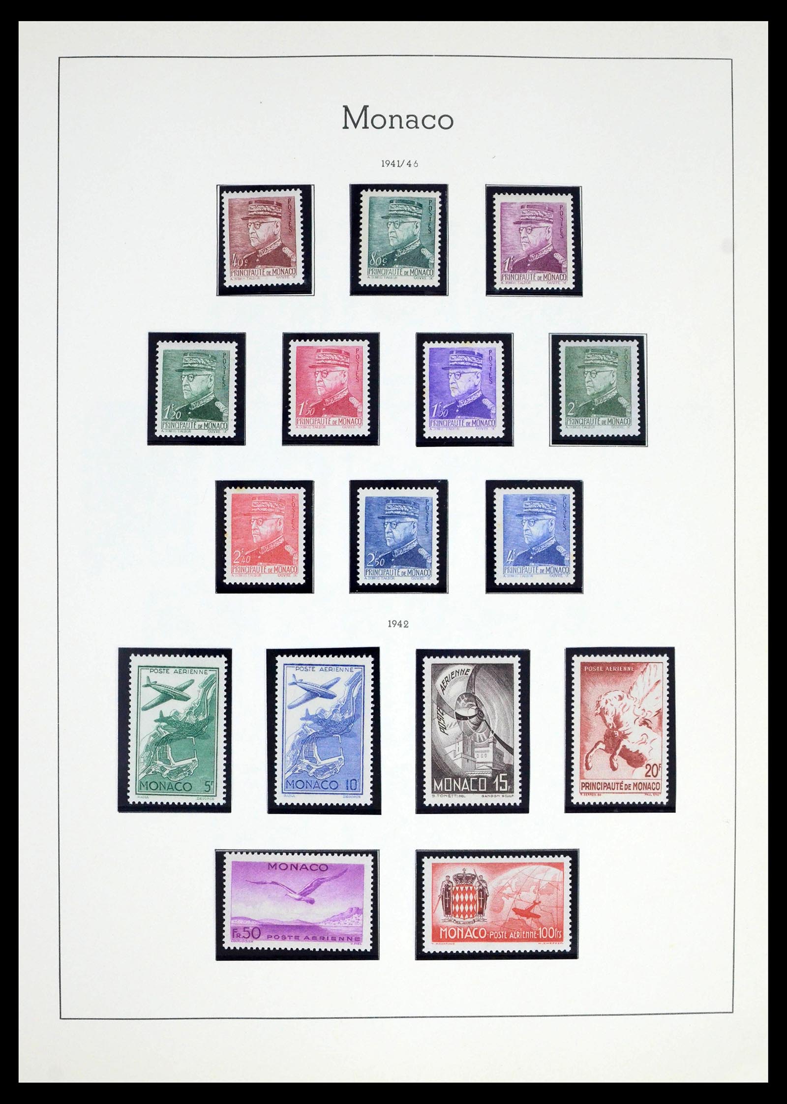 39392 0020 - Postzegelverzameling 39392 Monaco 1885-1999.