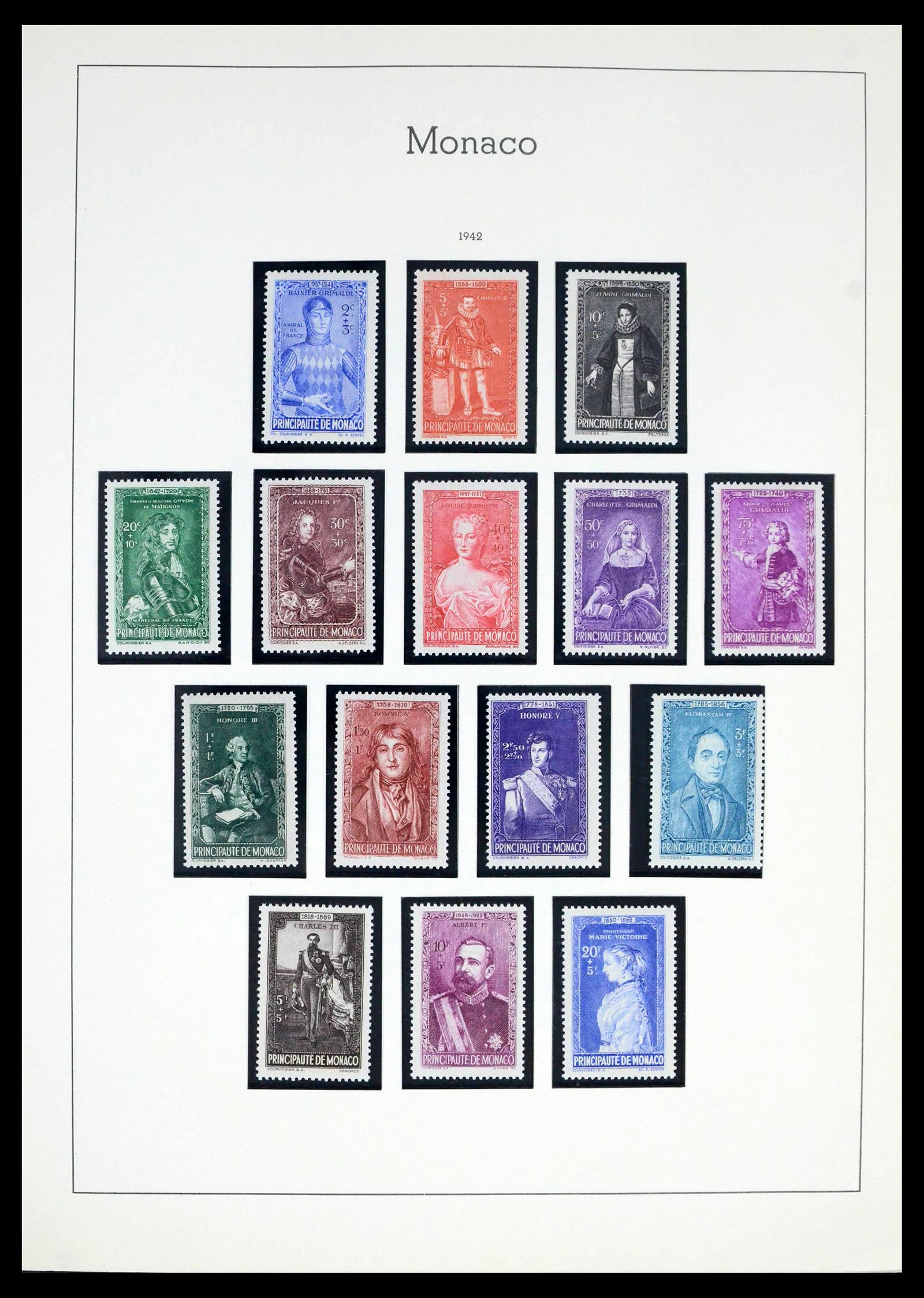 39392 0021 - Postzegelverzameling 39392 Monaco 1885-1999.