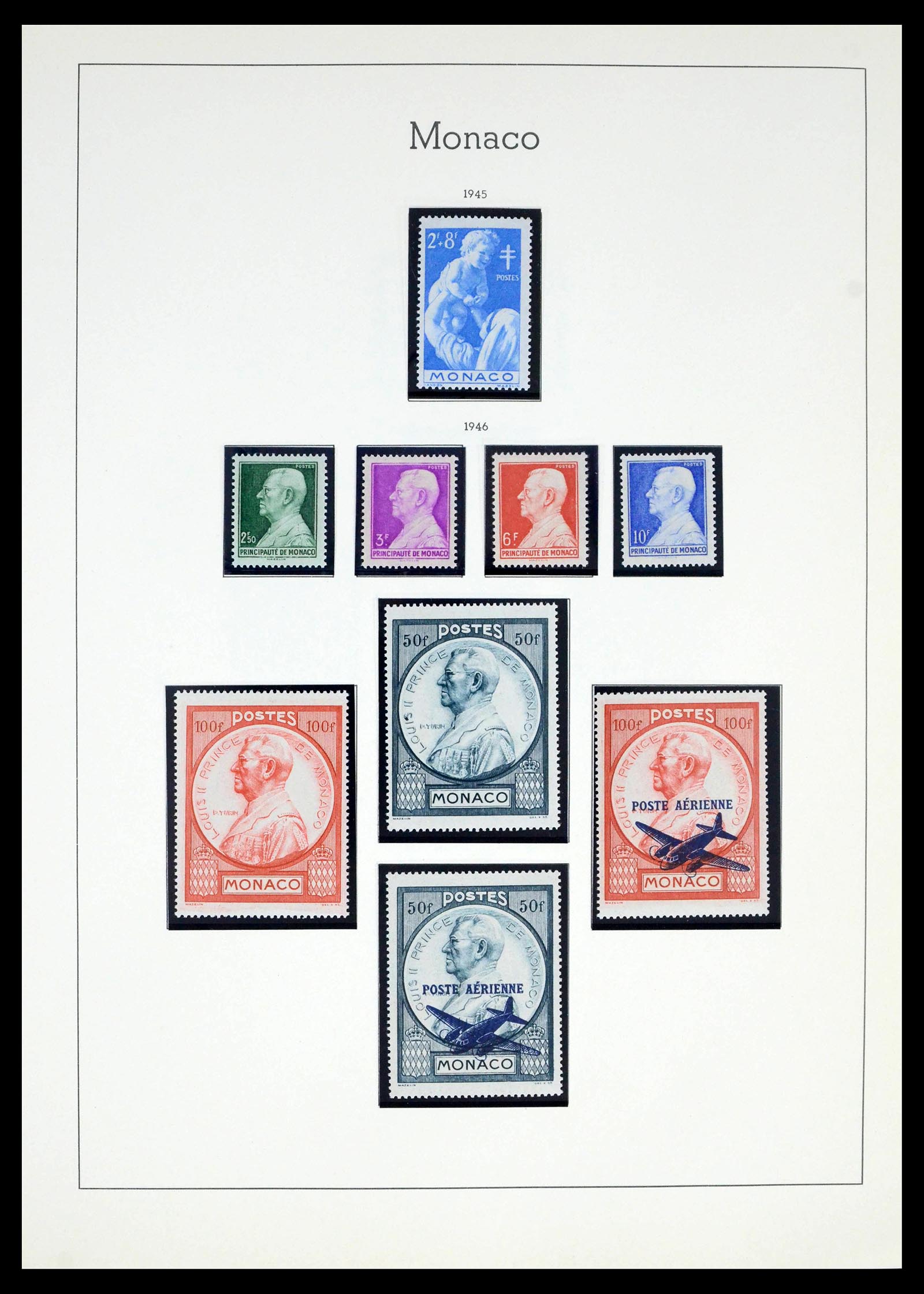 39392 0024 - Postzegelverzameling 39392 Monaco 1885-1999.