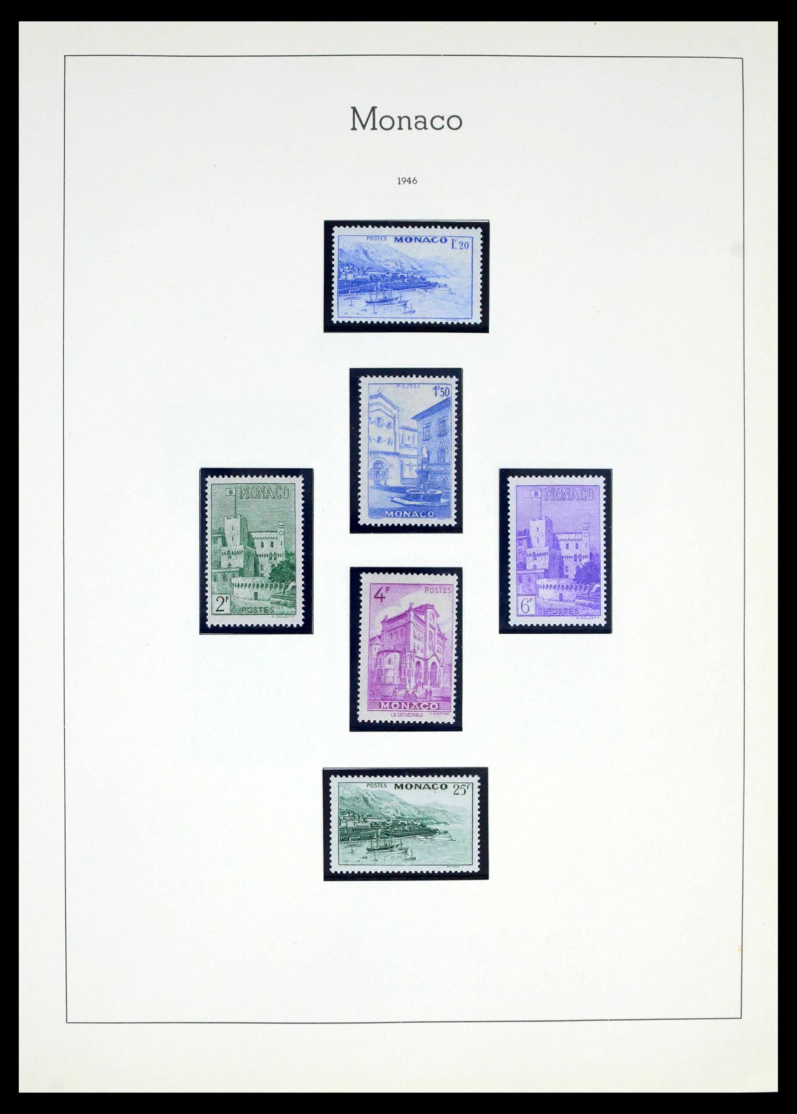 39392 0025 - Postzegelverzameling 39392 Monaco 1885-1999.