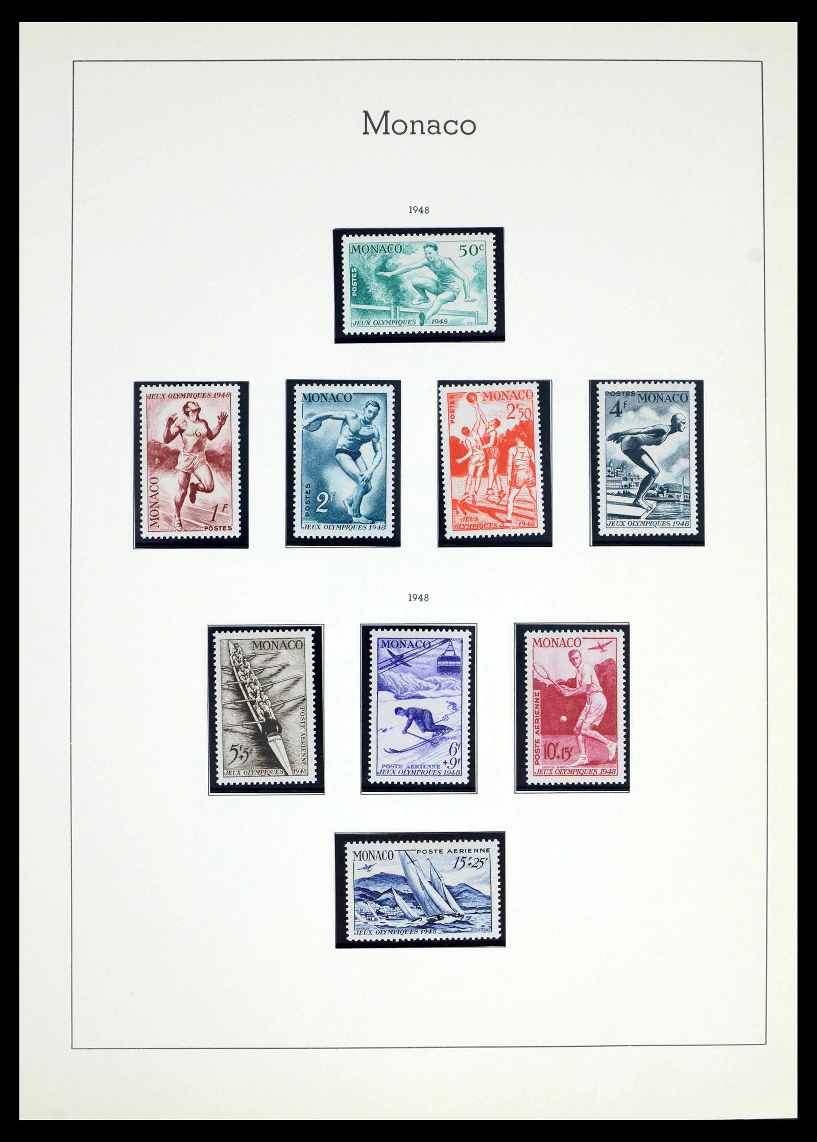 39392 0029 - Postzegelverzameling 39392 Monaco 1885-1999.