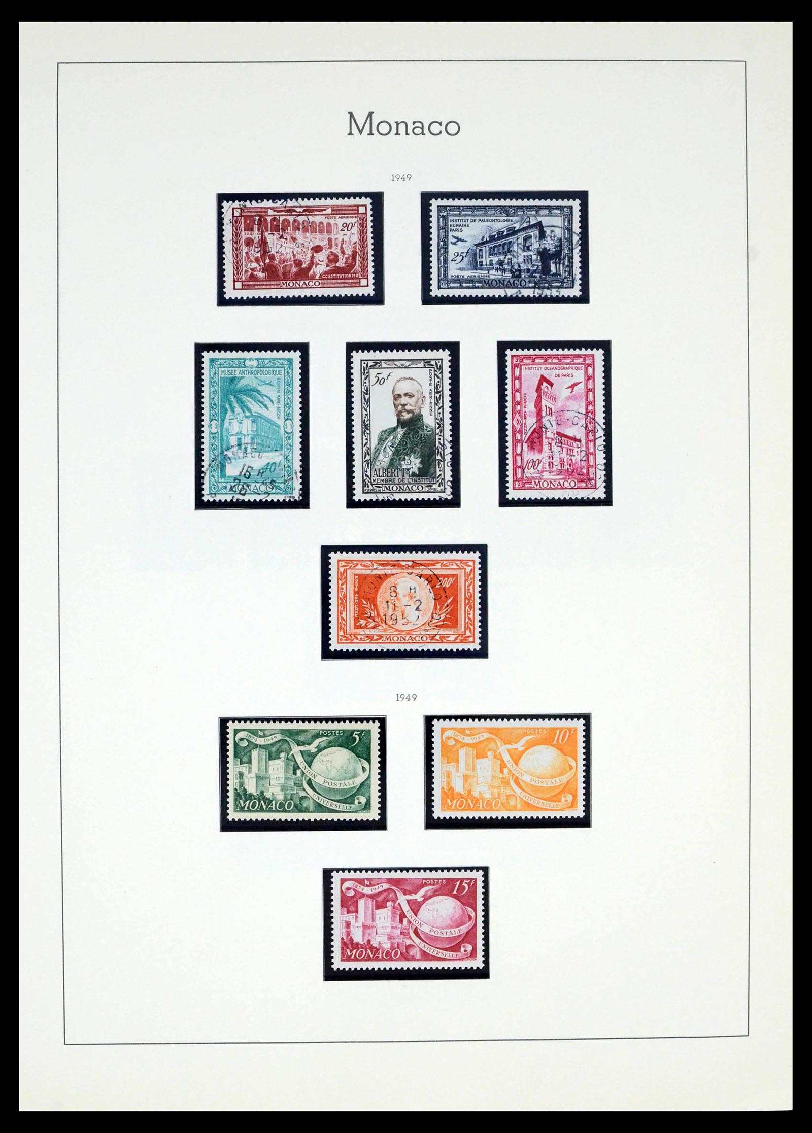 39392 0032 - Postzegelverzameling 39392 Monaco 1885-1999.