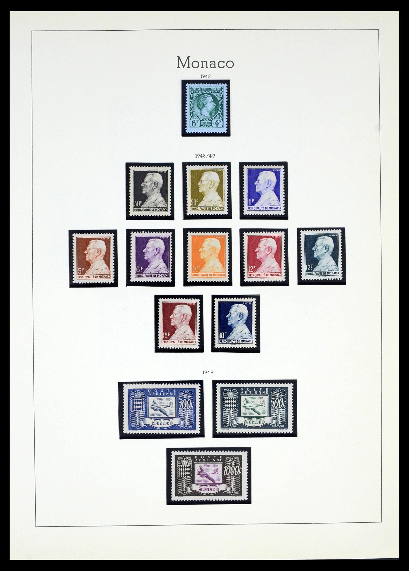 39392 0033 - Postzegelverzameling 39392 Monaco 1885-1999.