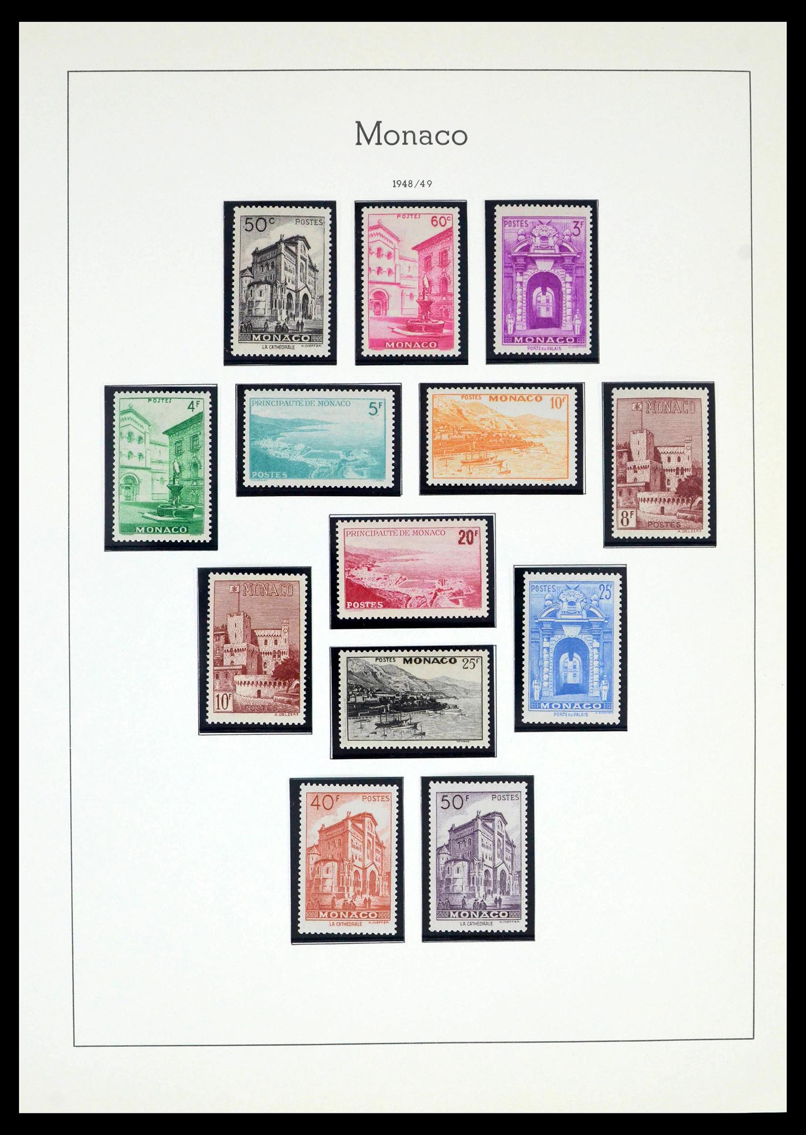 39392 0034 - Postzegelverzameling 39392 Monaco 1885-1999.