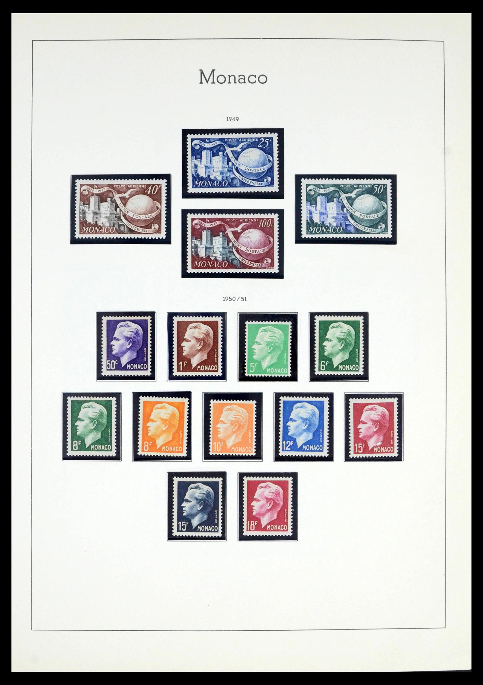 39392 0037 - Postzegelverzameling 39392 Monaco 1885-1999.