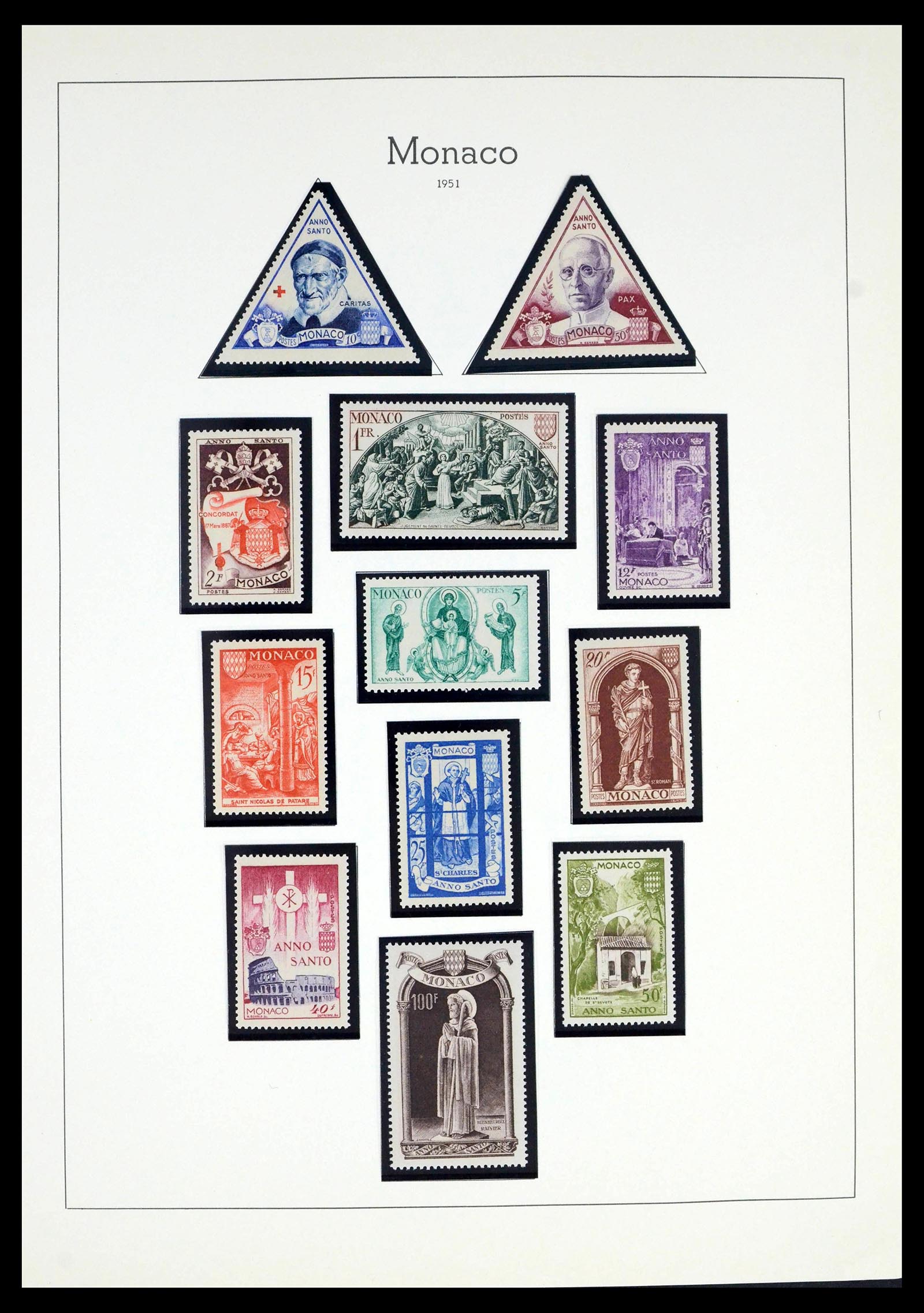 39392 0039 - Postzegelverzameling 39392 Monaco 1885-1999.
