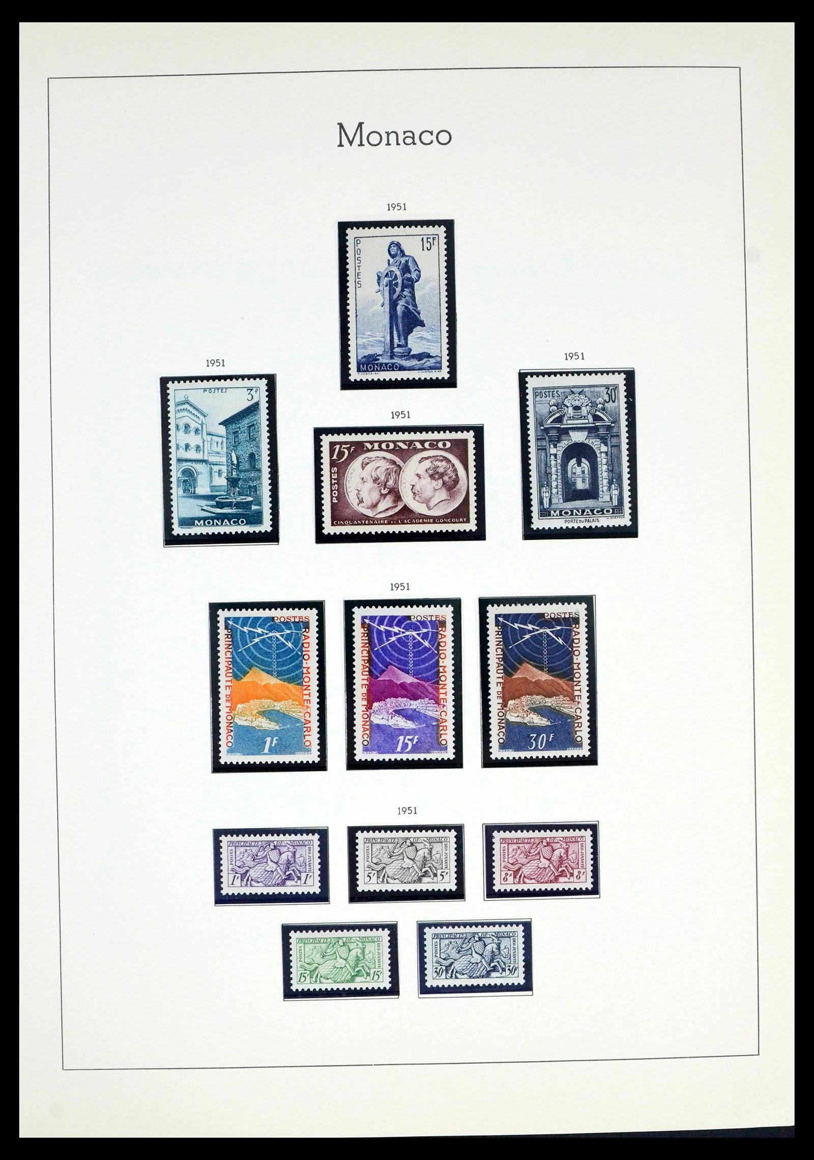 39392 0040 - Postzegelverzameling 39392 Monaco 1885-1999.