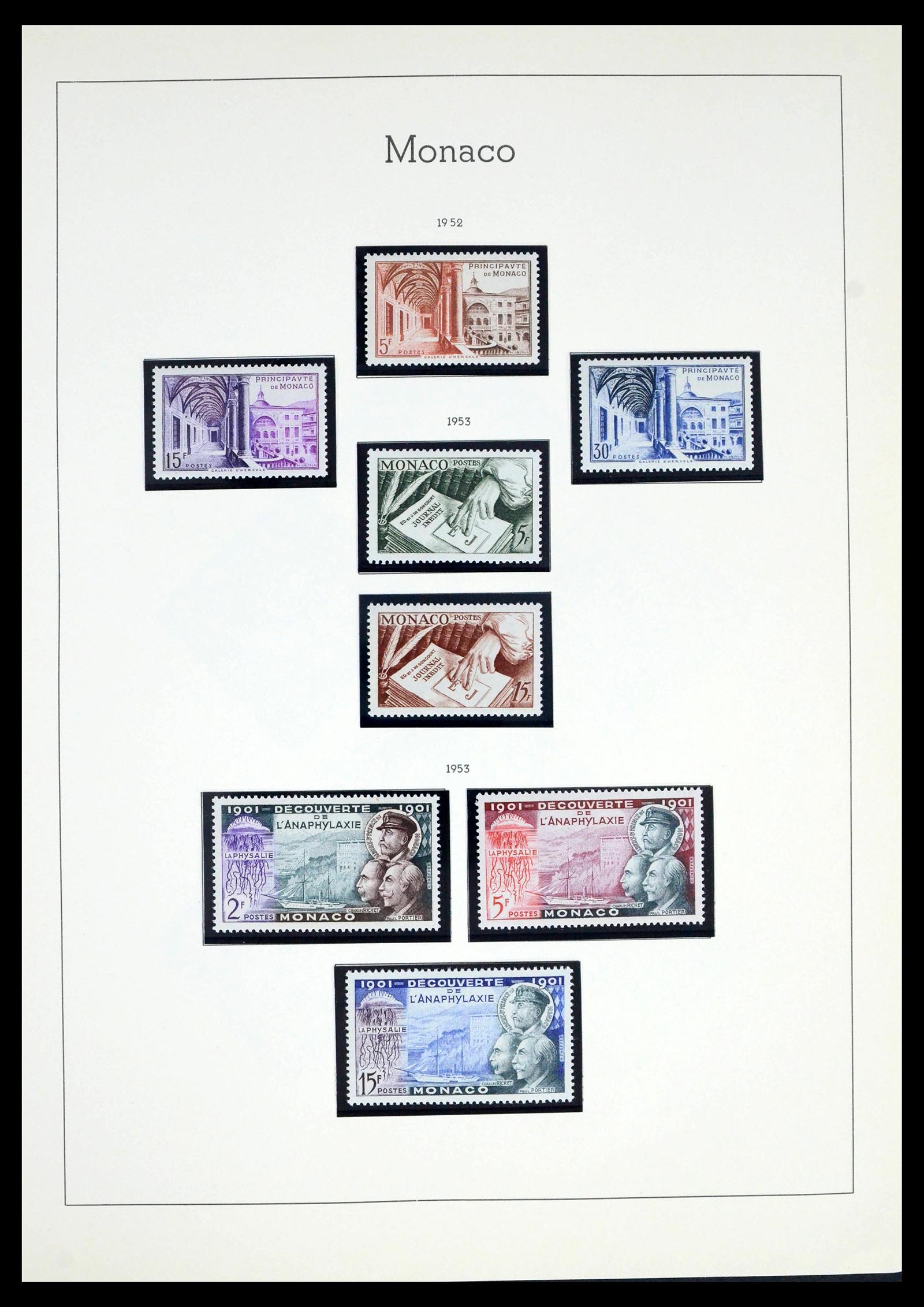 39392 0043 - Postzegelverzameling 39392 Monaco 1885-1999.