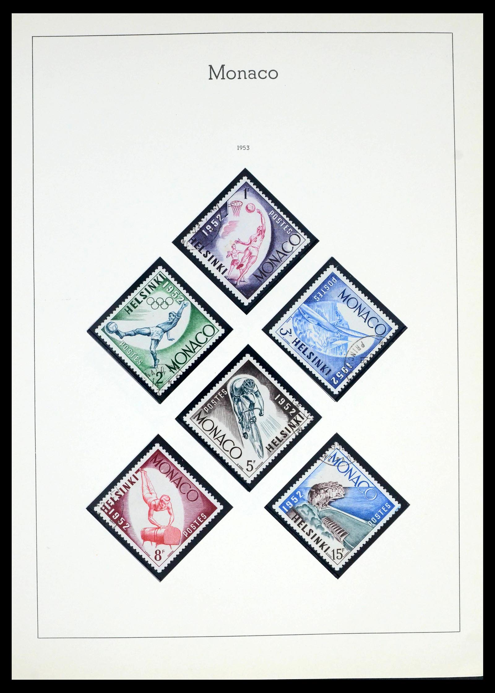 39392 0044 - Postzegelverzameling 39392 Monaco 1885-1999.