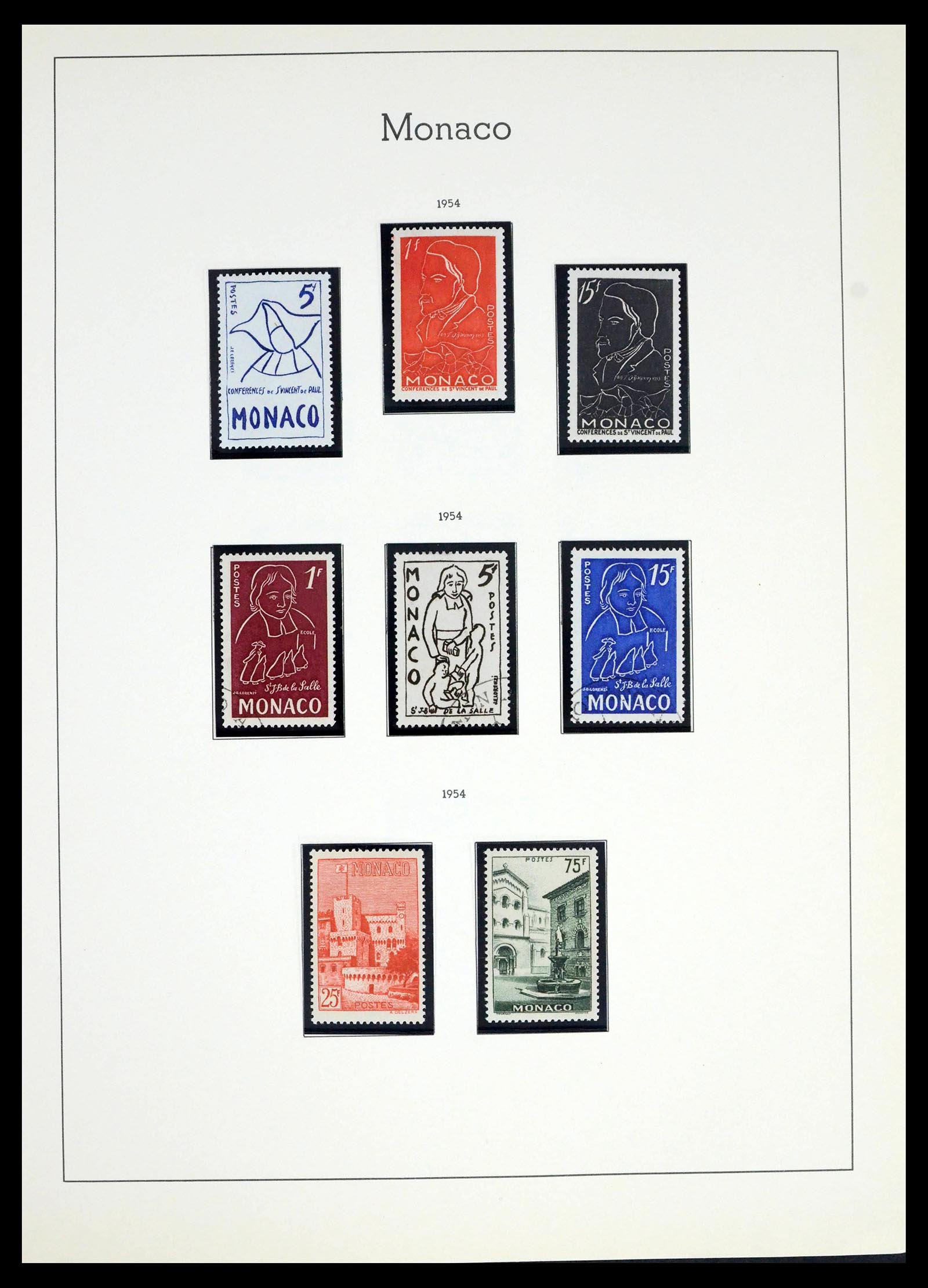39392 0046 - Postzegelverzameling 39392 Monaco 1885-1999.
