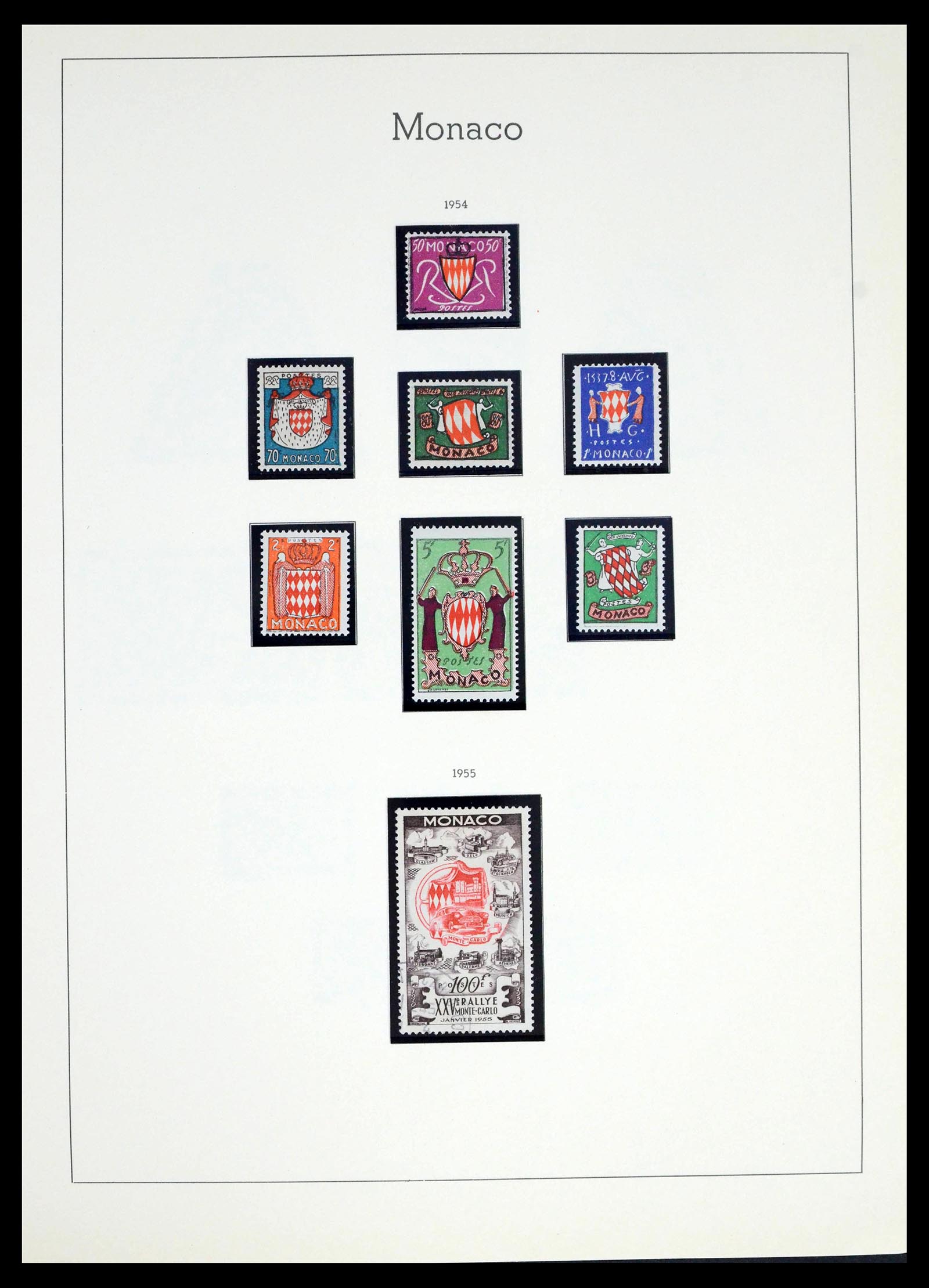 39392 0047 - Postzegelverzameling 39392 Monaco 1885-1999.