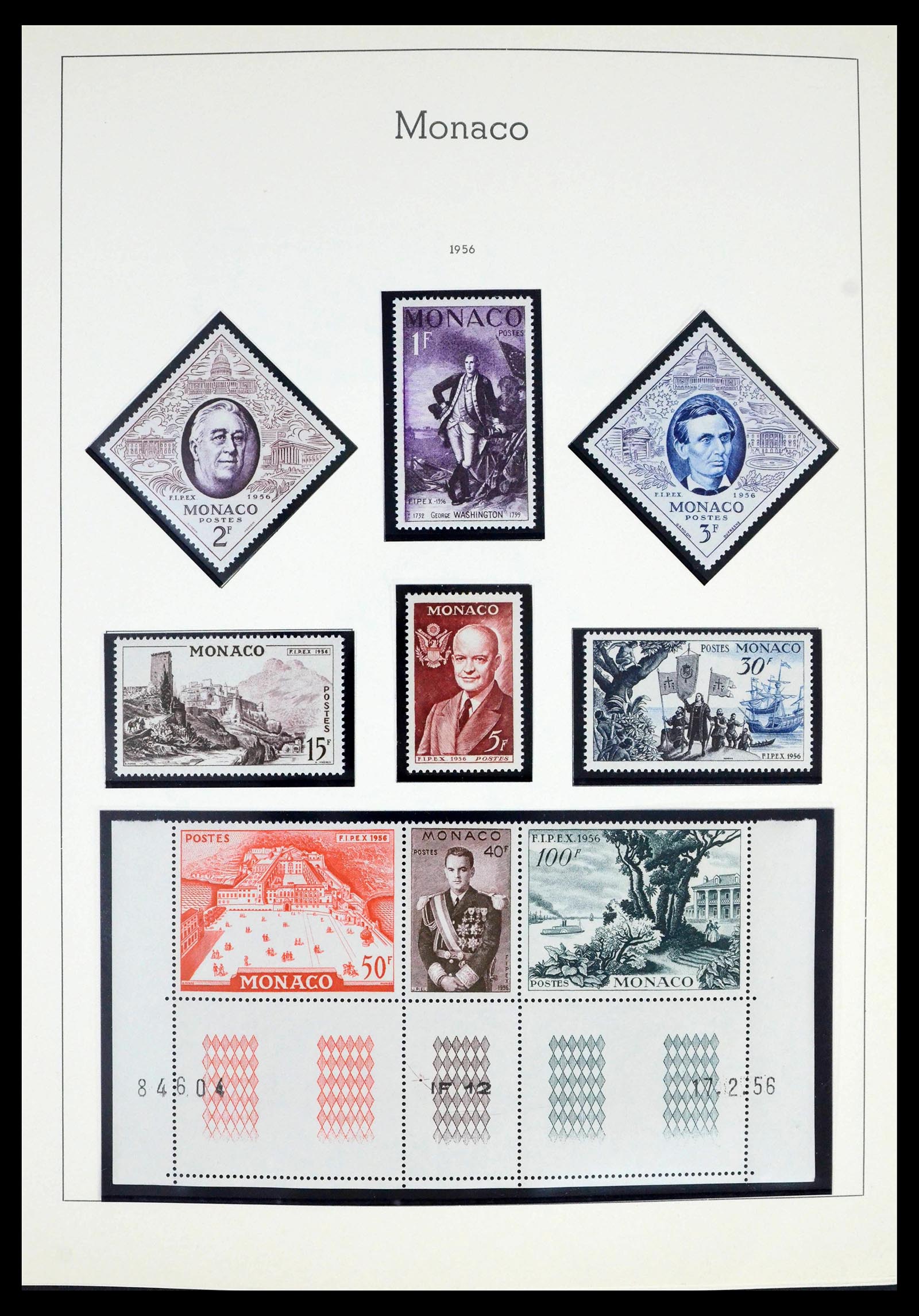 39392 0054 - Postzegelverzameling 39392 Monaco 1885-1999.