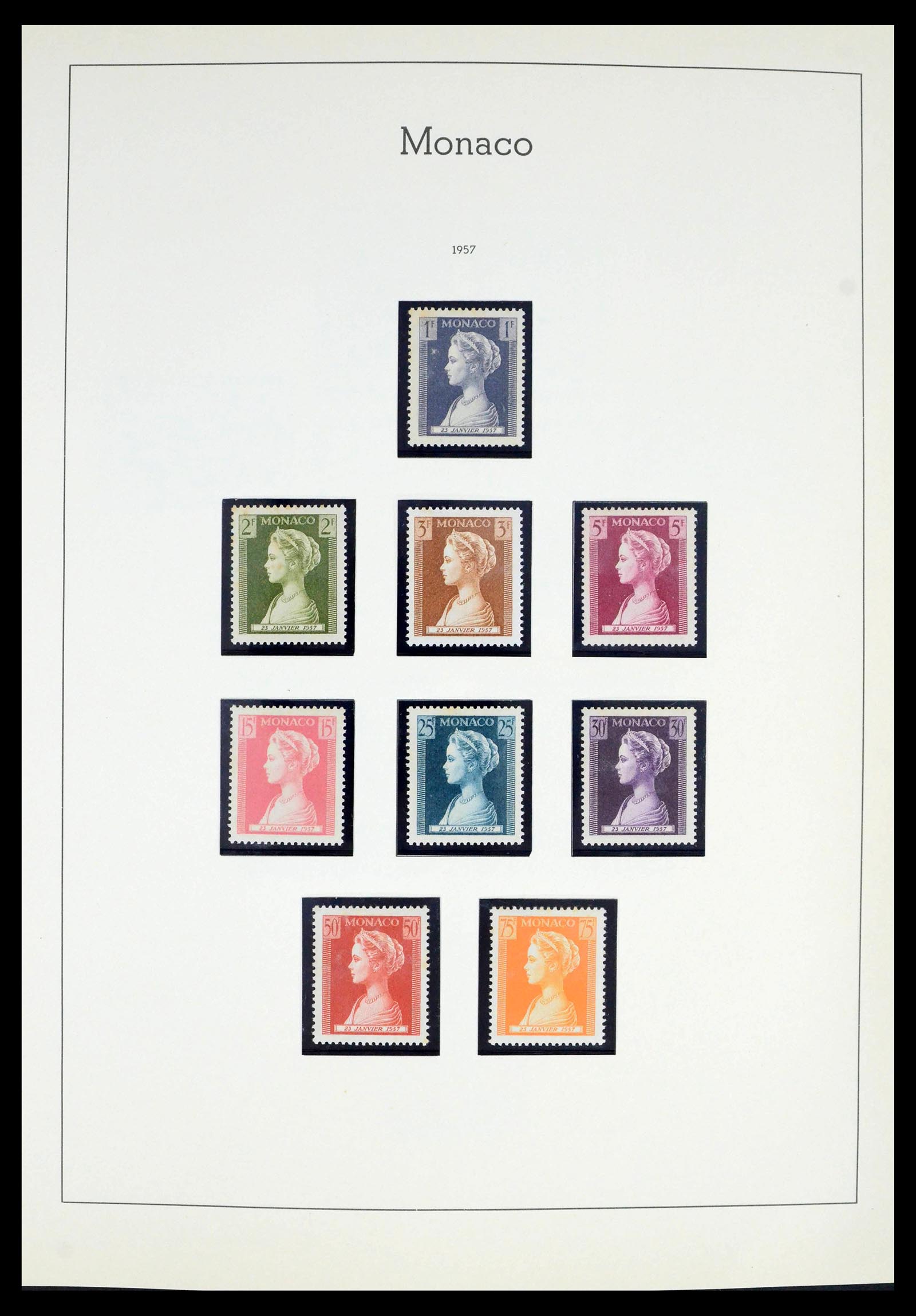39392 0058 - Postzegelverzameling 39392 Monaco 1885-1999.