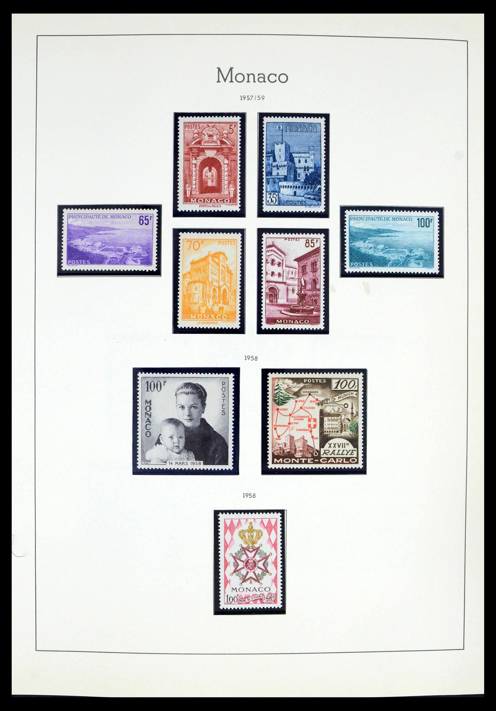 39392 0059 - Postzegelverzameling 39392 Monaco 1885-1999.