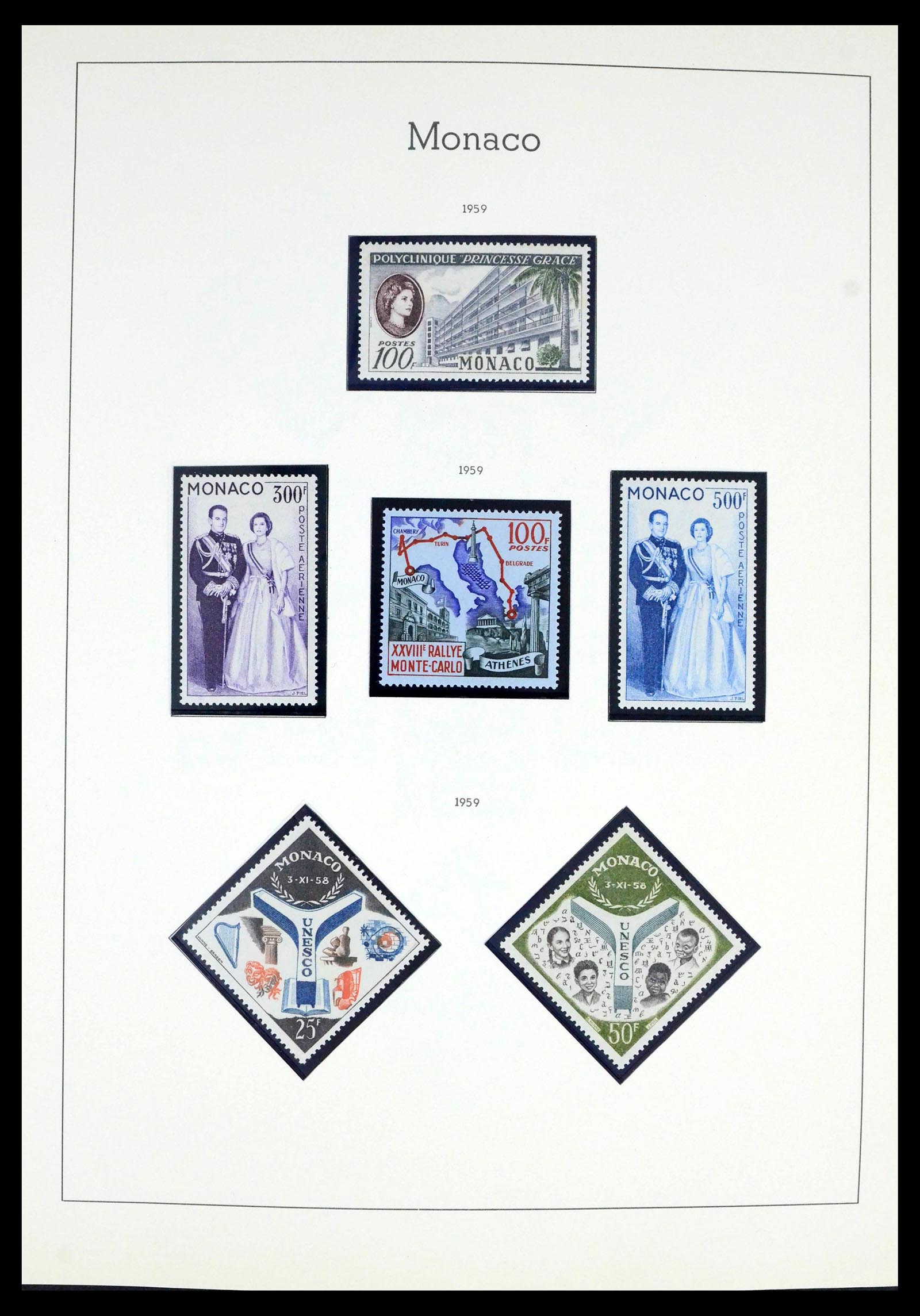 39392 0062 - Postzegelverzameling 39392 Monaco 1885-1999.