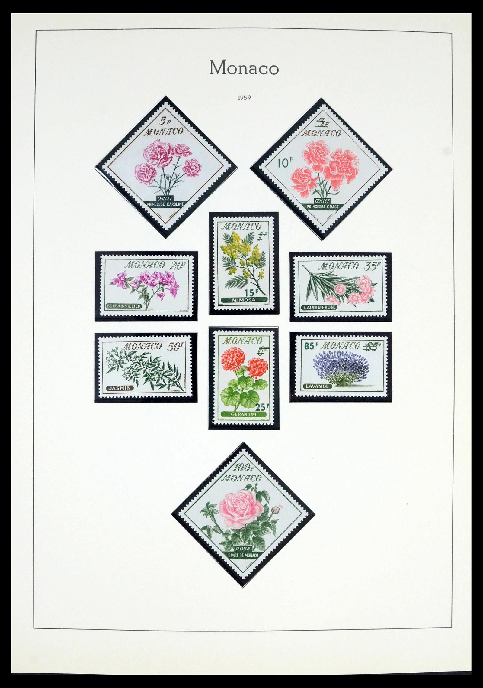 39392 0063 - Postzegelverzameling 39392 Monaco 1885-1999.