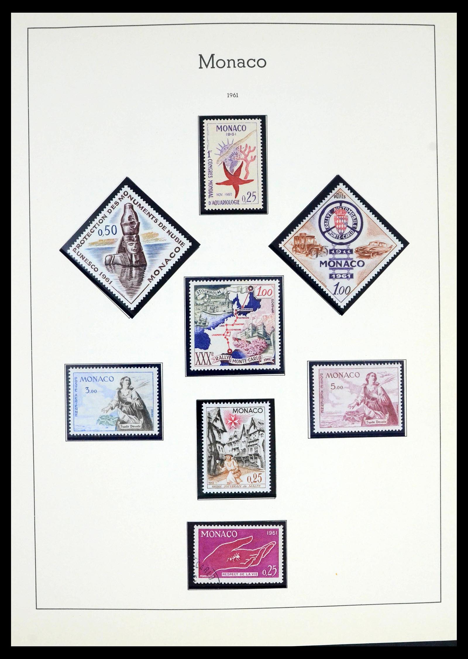 39392 0068 - Postzegelverzameling 39392 Monaco 1885-1999.