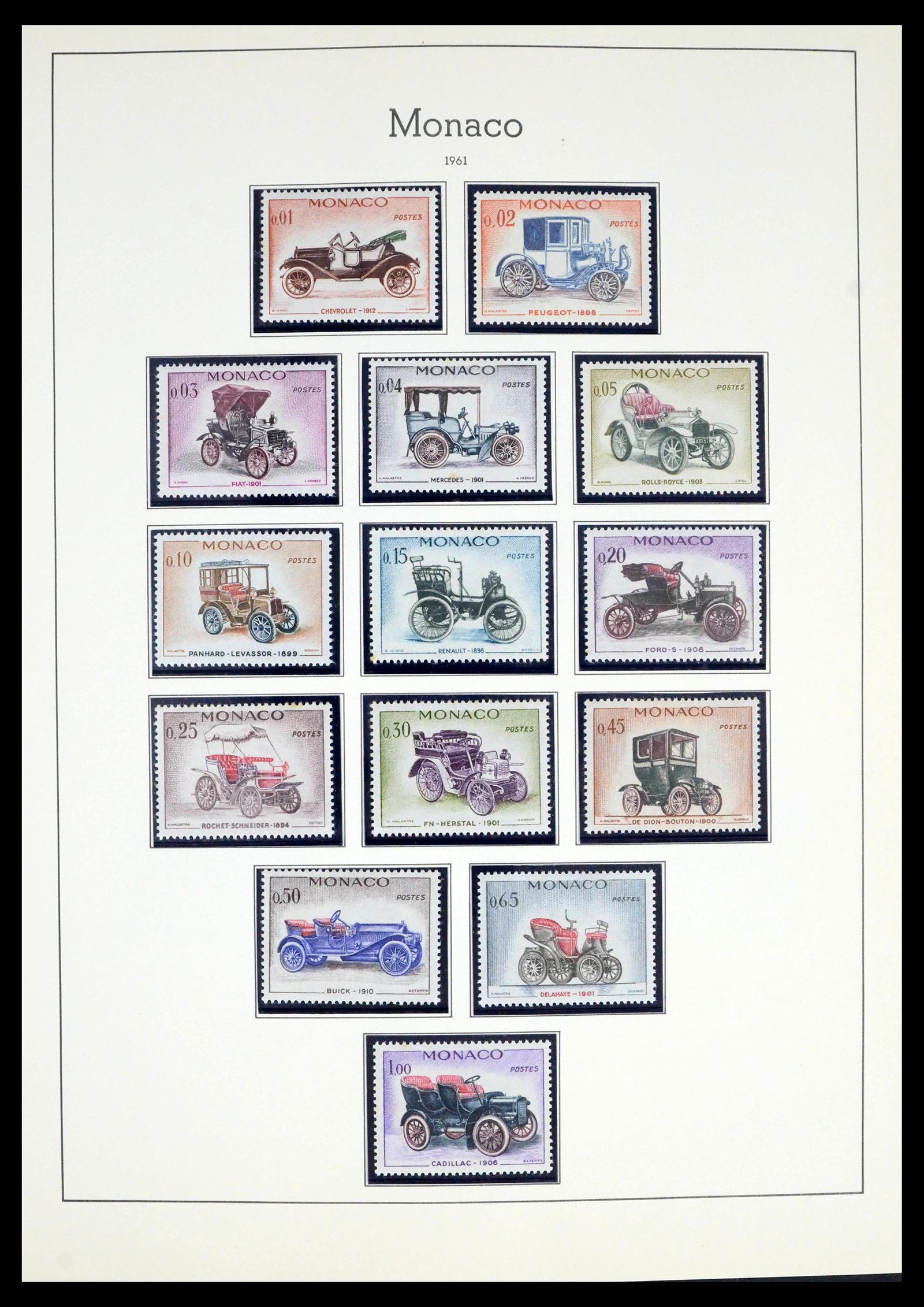 39392 0069 - Postzegelverzameling 39392 Monaco 1885-1999.