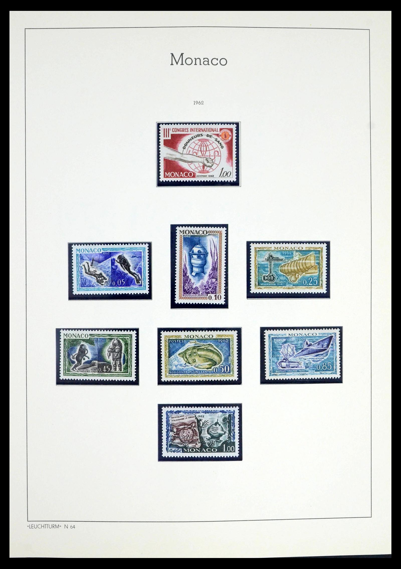 39392 0072 - Postzegelverzameling 39392 Monaco 1885-1999.